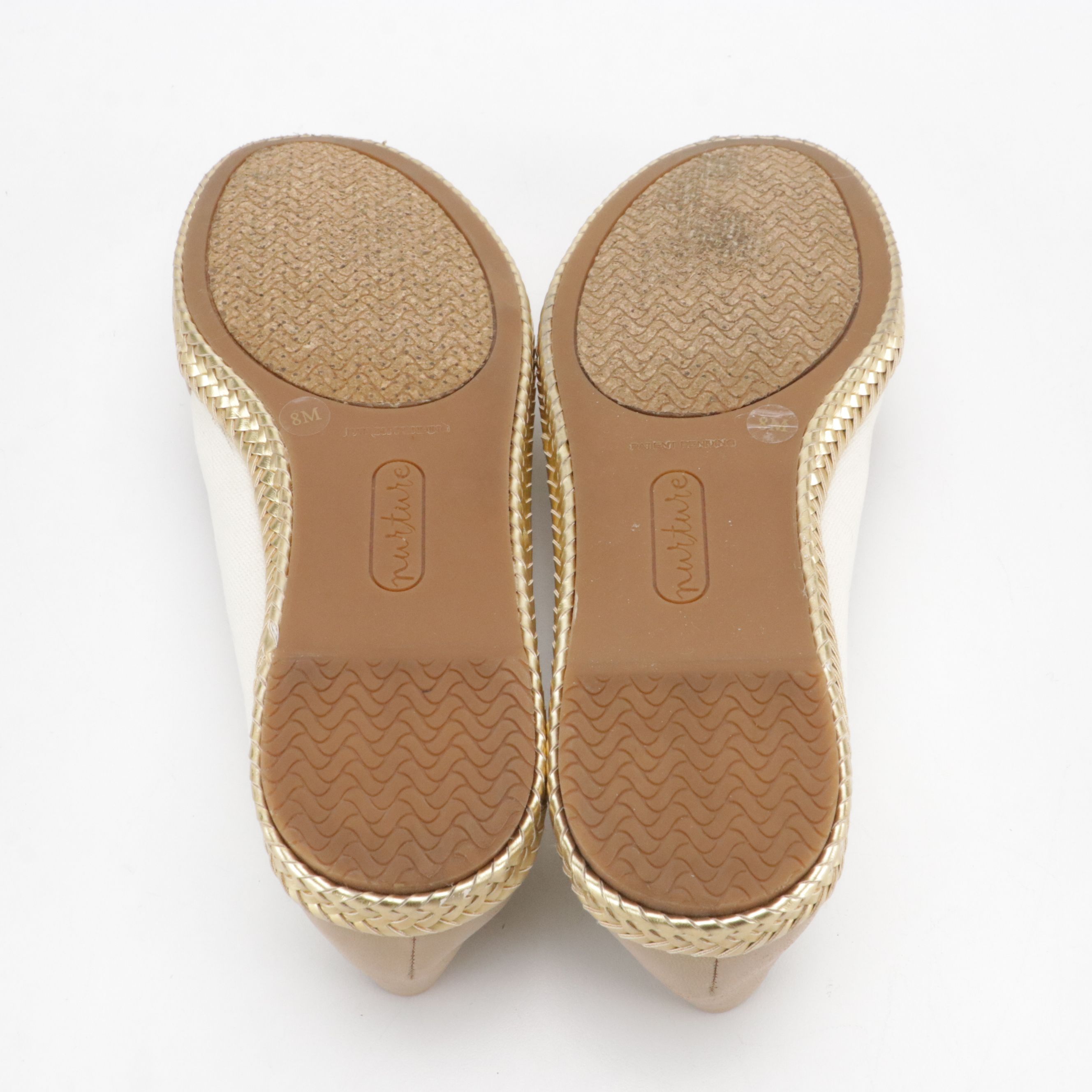 Nurture Marina Flats in Canvas and Leather with Box