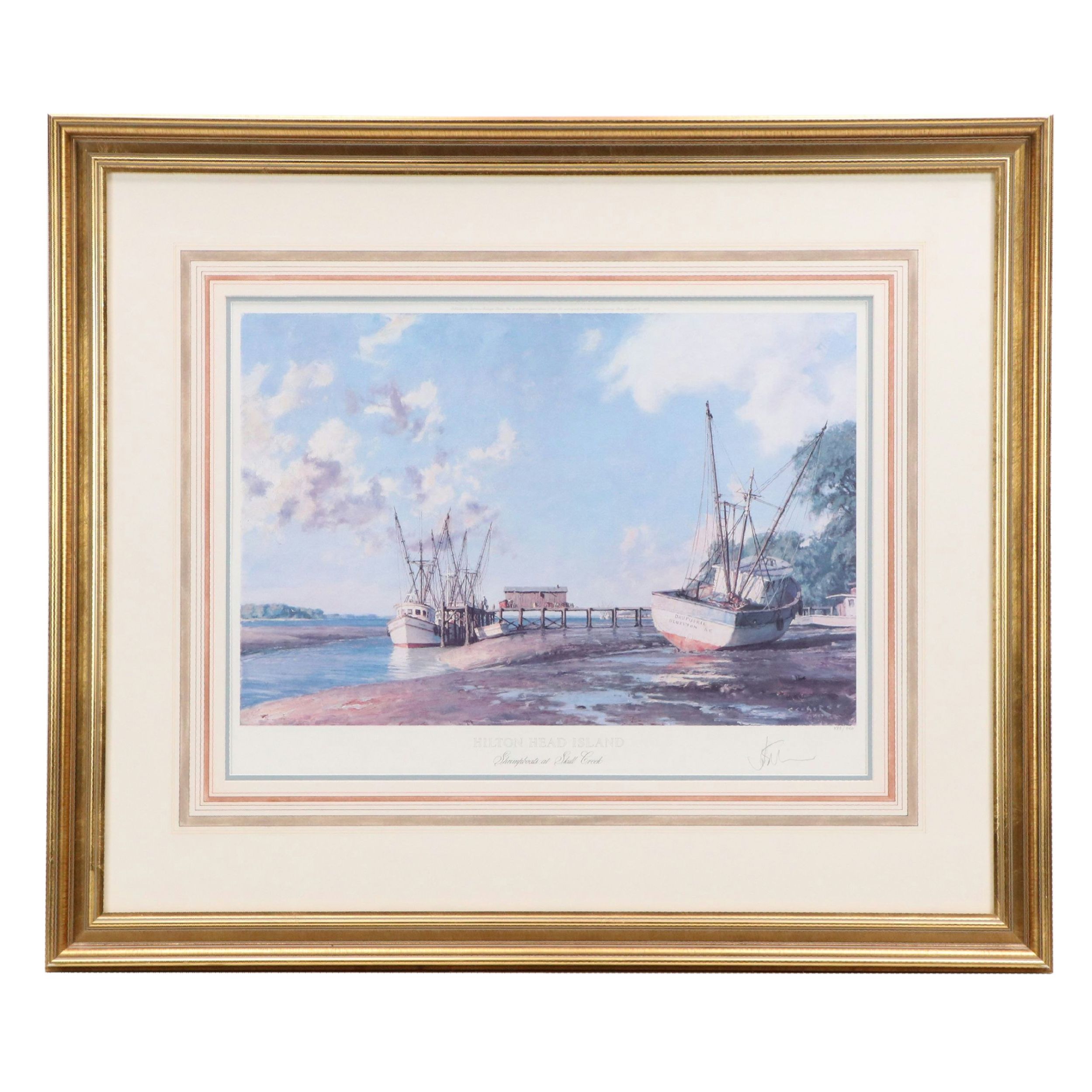 John Stobart Offset Lithograph "Hilton Head Island"
