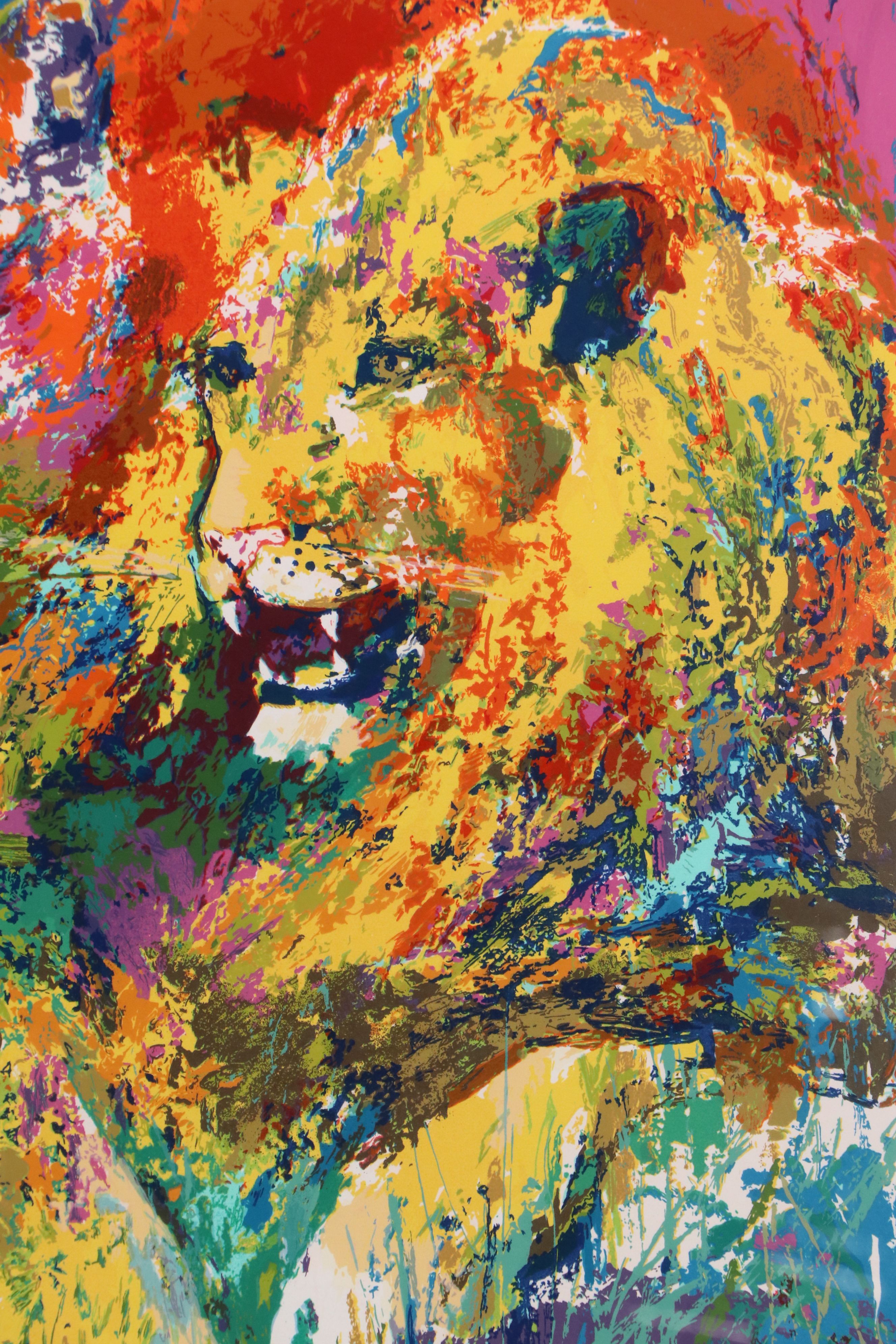 LeRoy Neiman Serigraph "Royal Family," Circa 1996