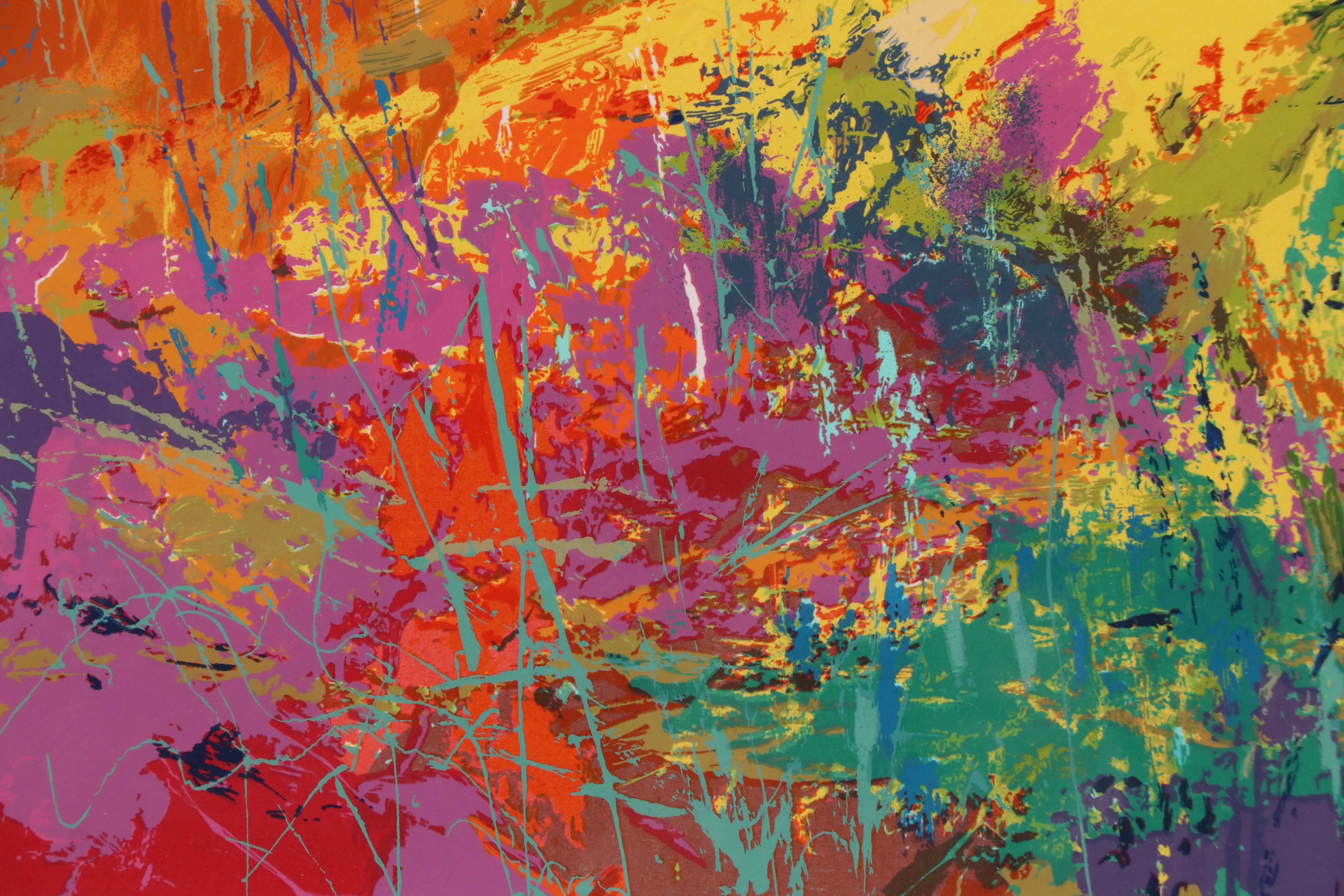 LeRoy Neiman Serigraph "Royal Family," Circa 1996