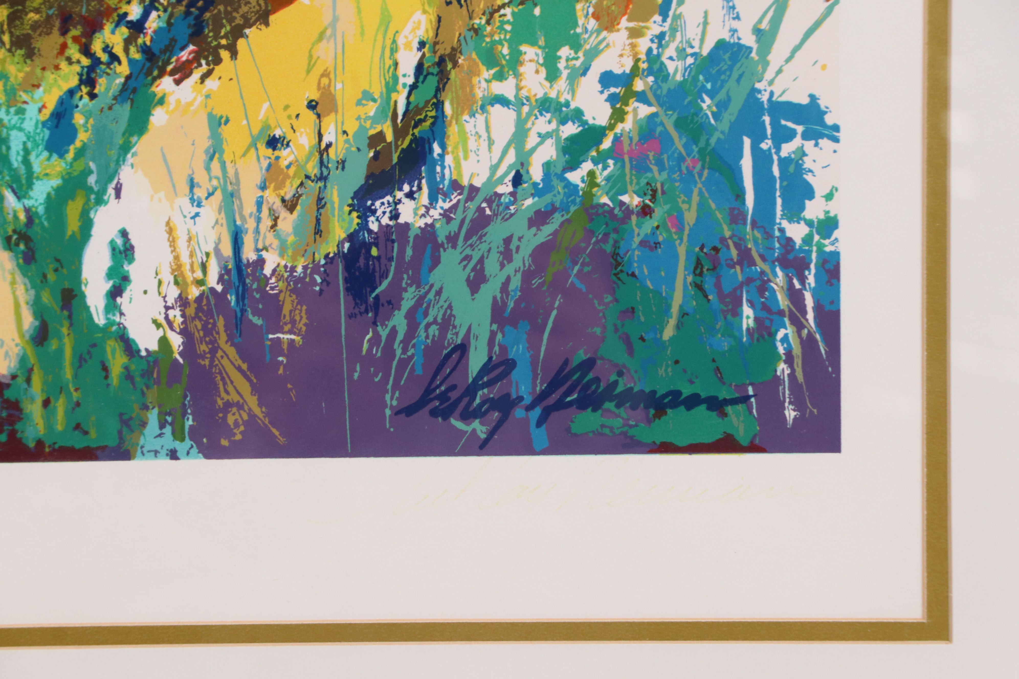 LeRoy Neiman Serigraph "Royal Family," Circa 1996