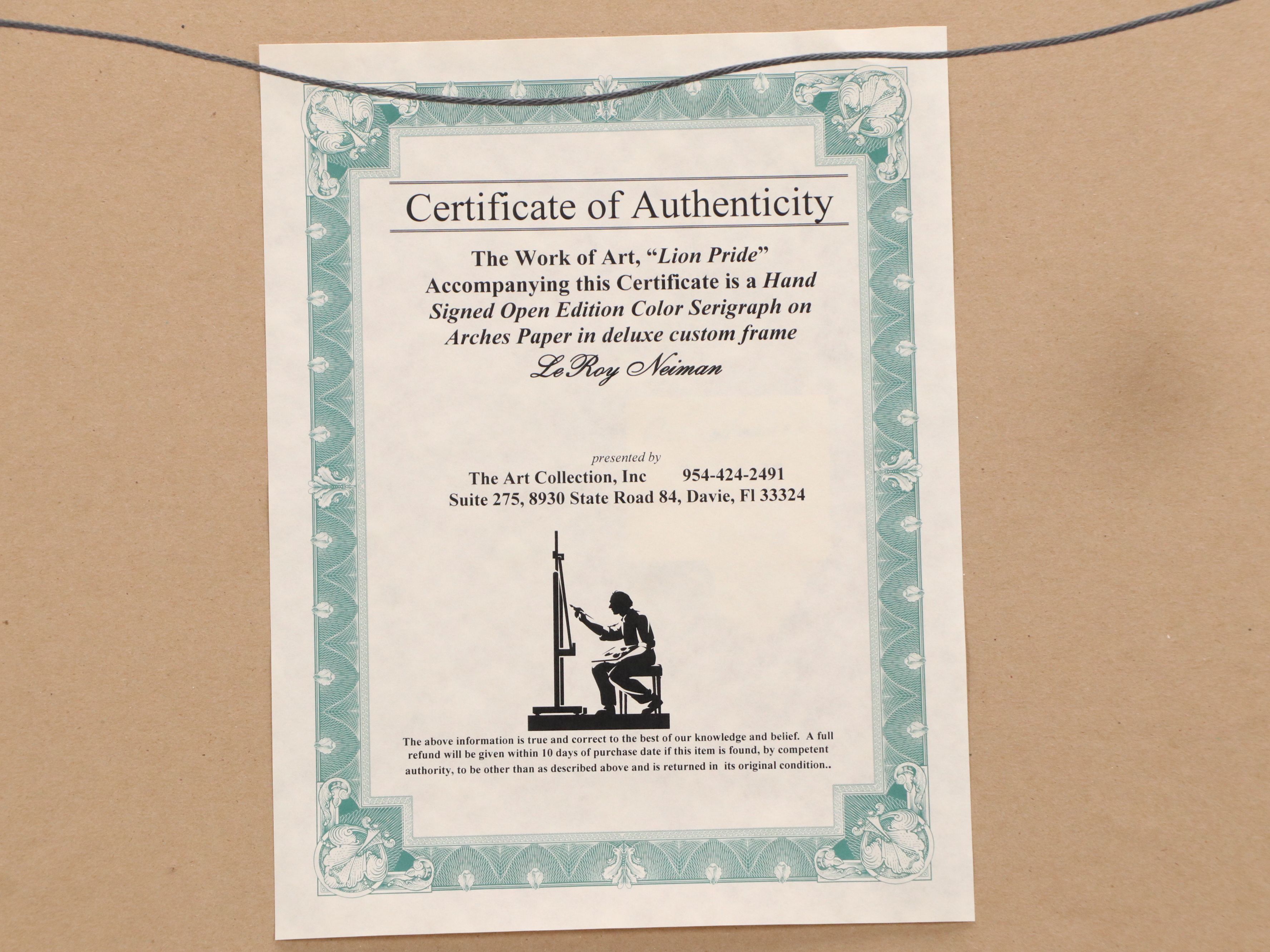 LeRoy Neiman Serigraph "Royal Family," Circa 1996