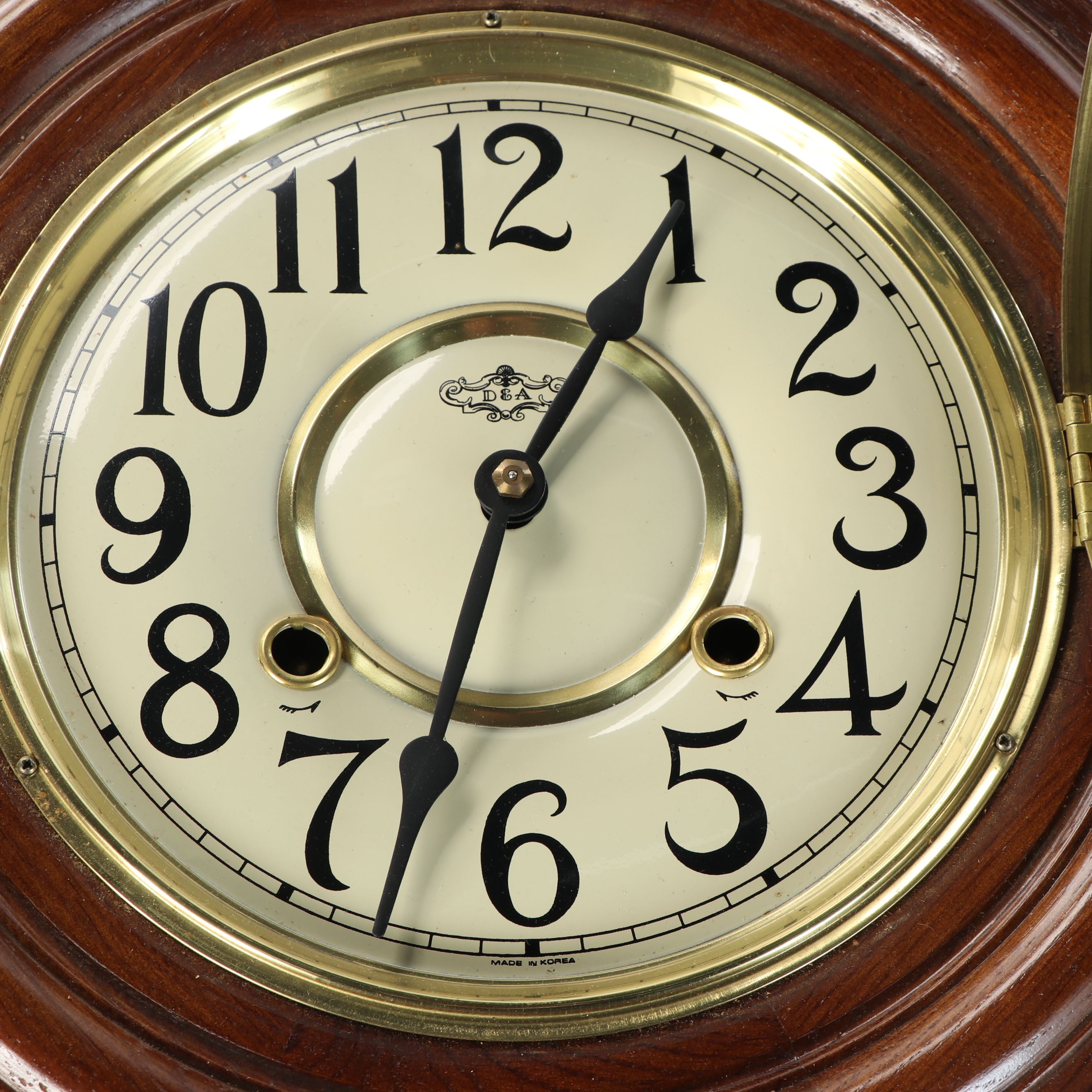 D&A Wooden Wall Hanging Regulator Clock