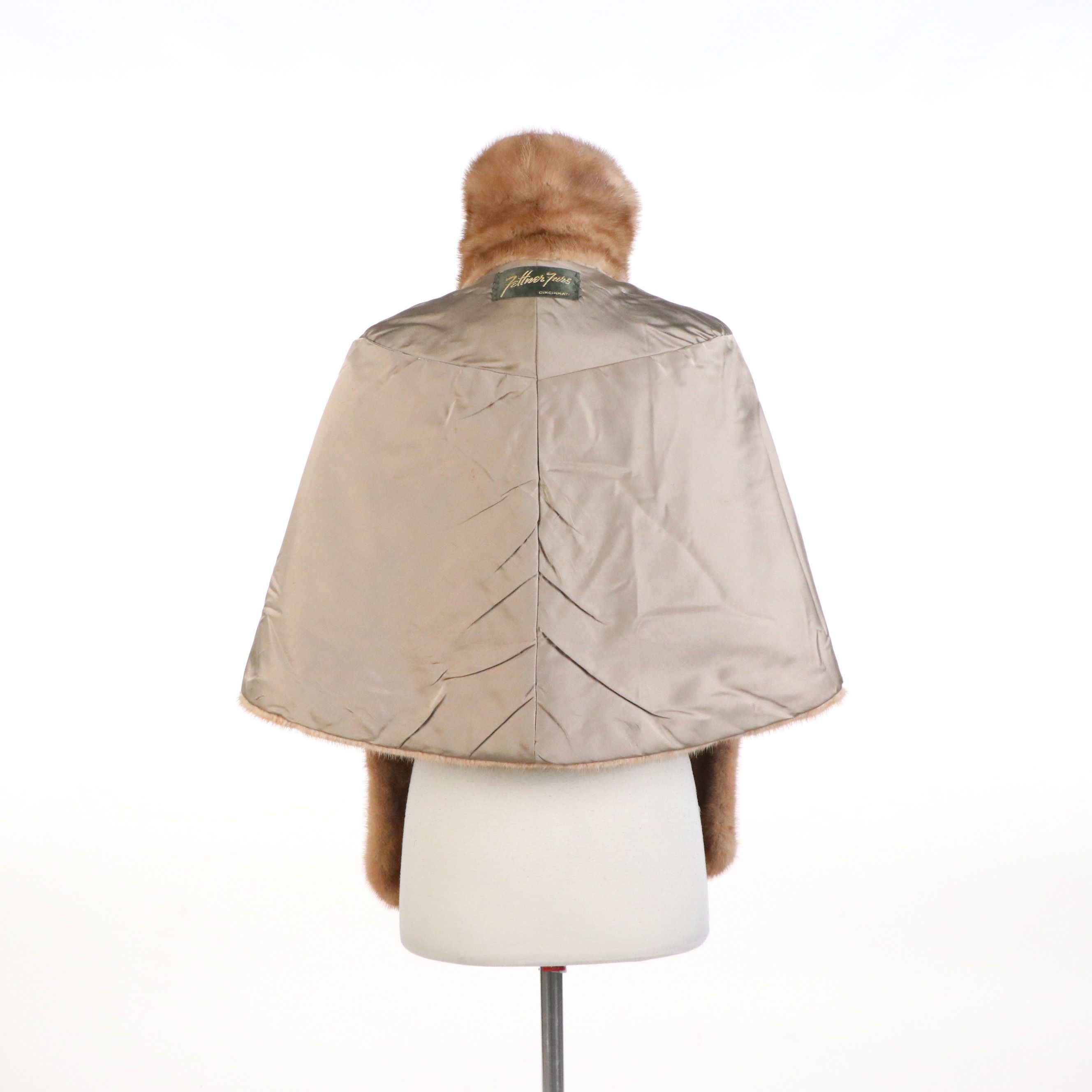 Collared Mink Fur Shawl From Fettner Friedman Furs