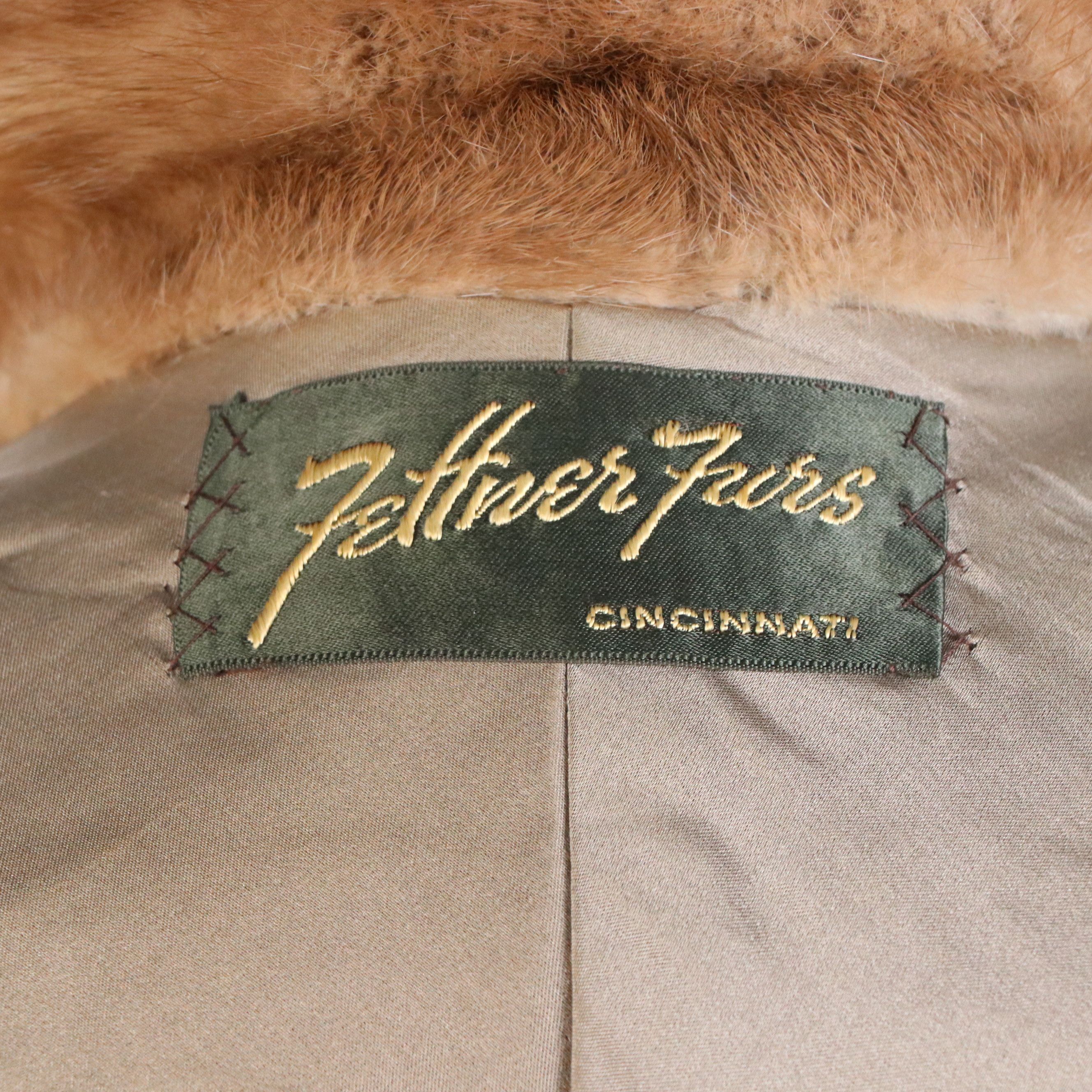 Collared Mink Fur Shawl From Fettner Friedman Furs