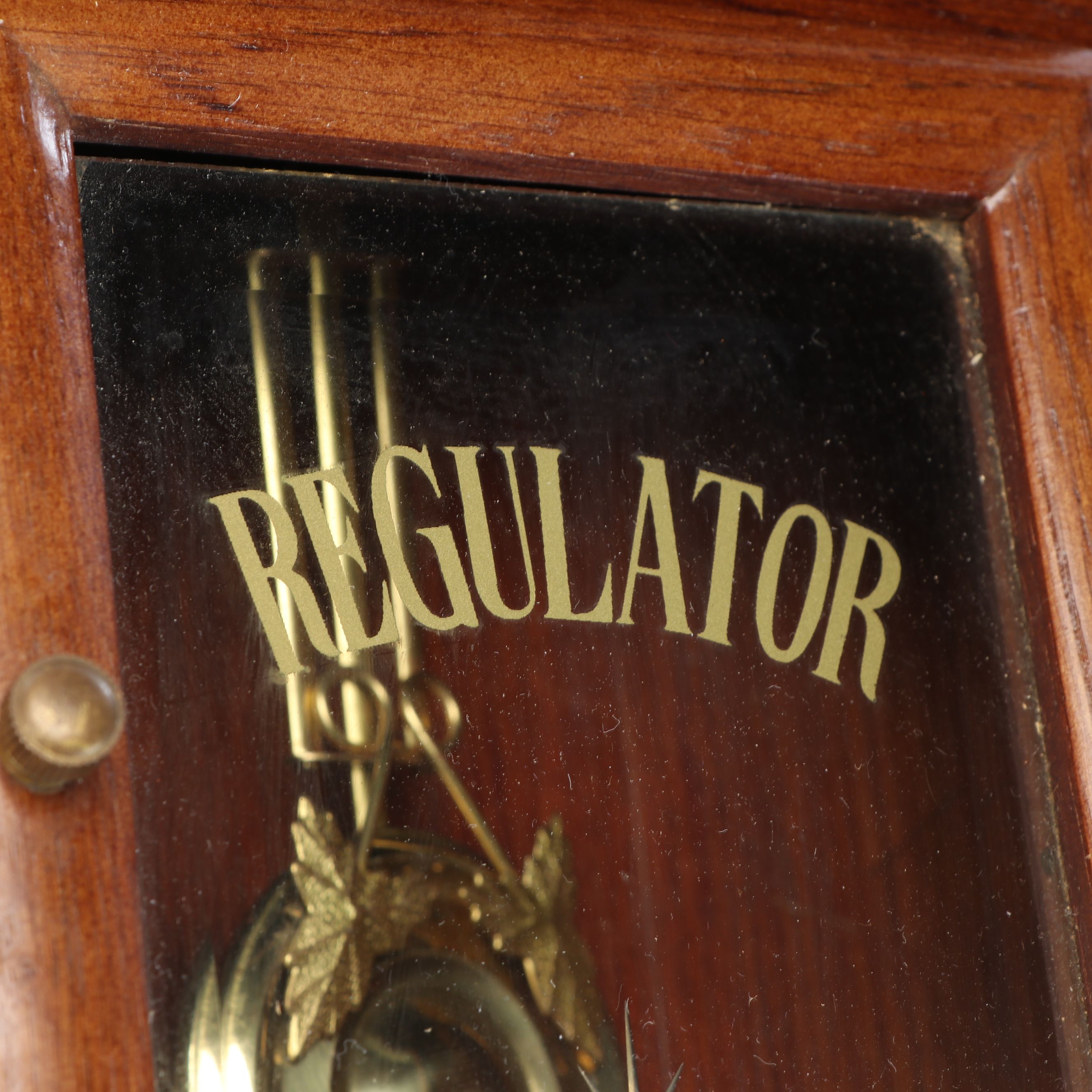 D&A Wooden Wall Hanging Regulator Clock