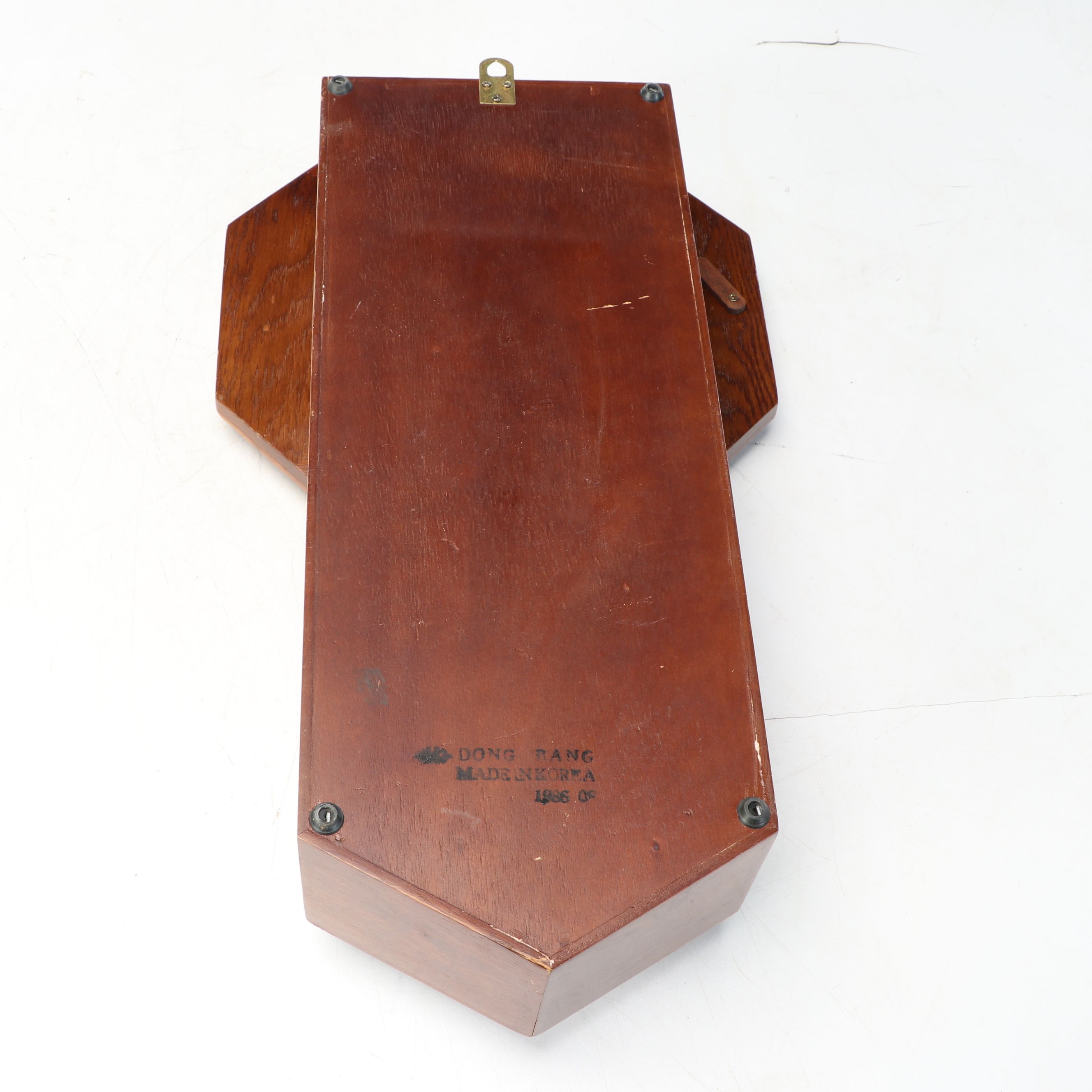 D&A Wooden Wall Hanging Regulator Clock