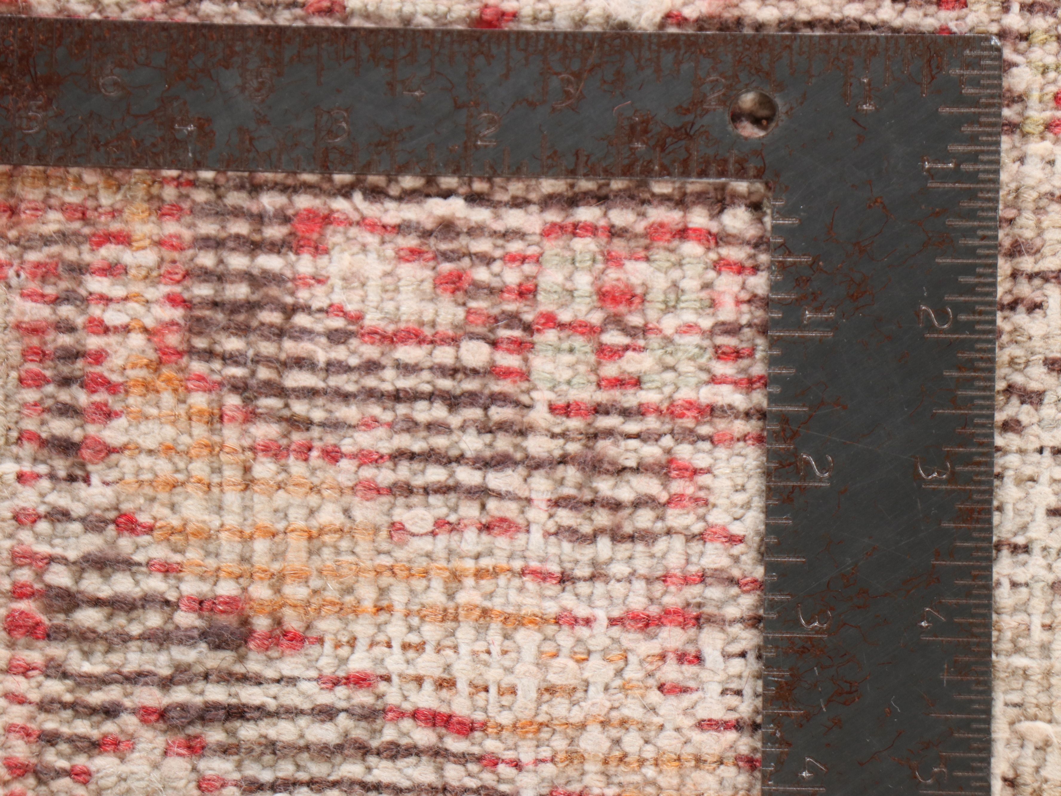 4'8 x 8'4 Hand-Knotted Turkish Anatolian Area Rug