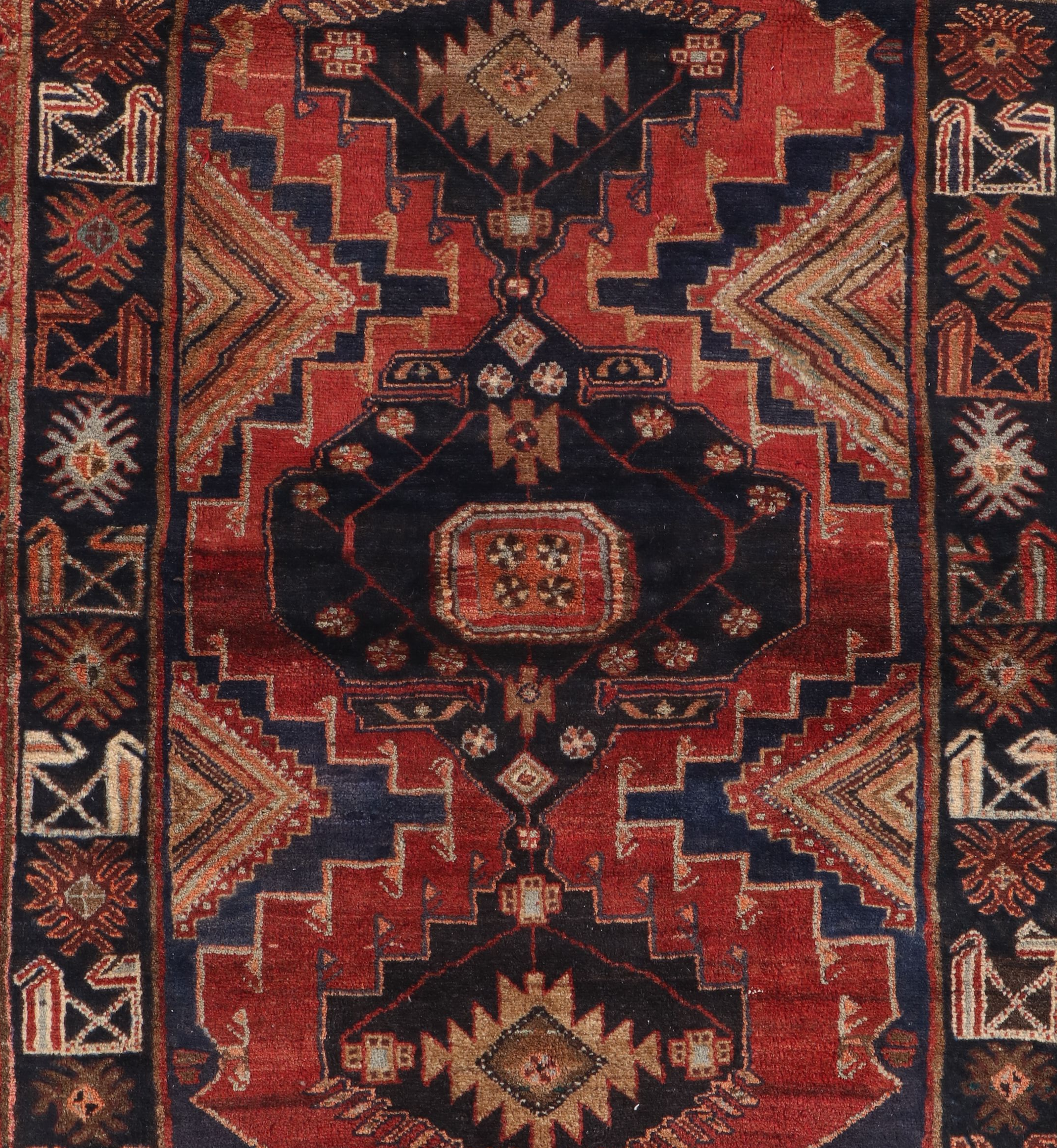 4'2 x 6'8 Hand-Knotted Persian Meshkin Area Rug