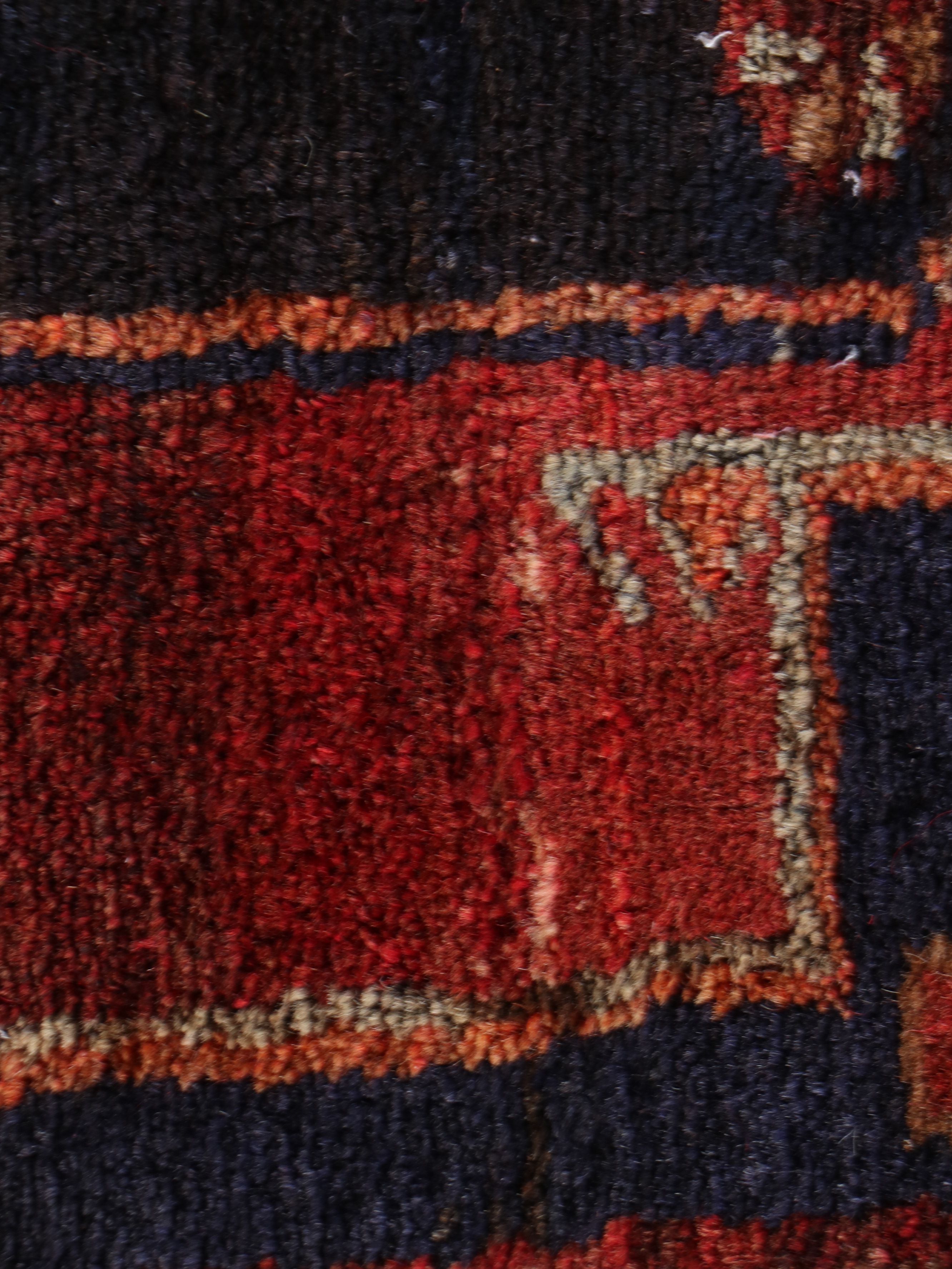 4'2 x 6'8 Hand-Knotted Persian Meshkin Area Rug