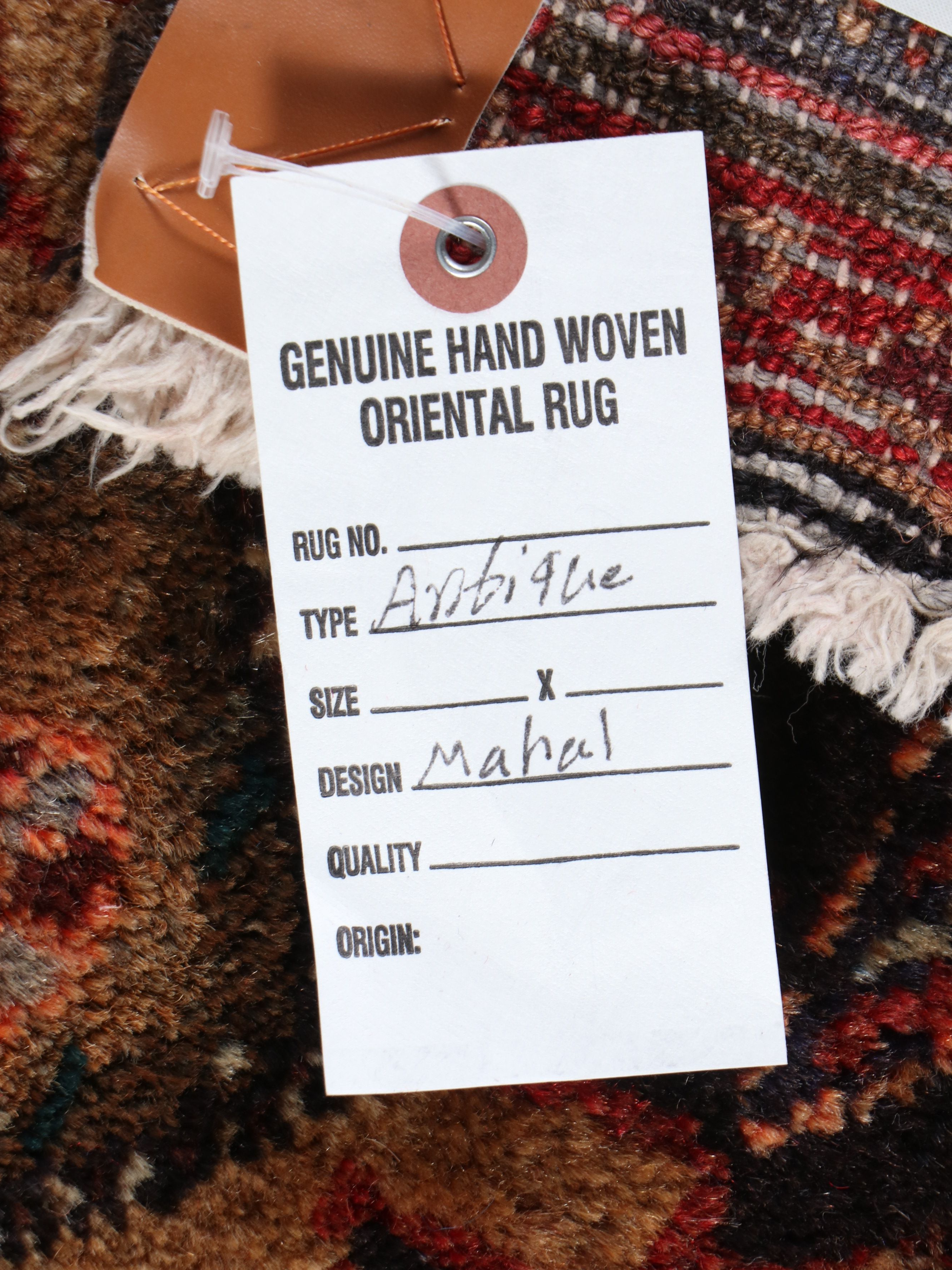 4'2 x 6'8 Hand-Knotted Persian Meshkin Area Rug