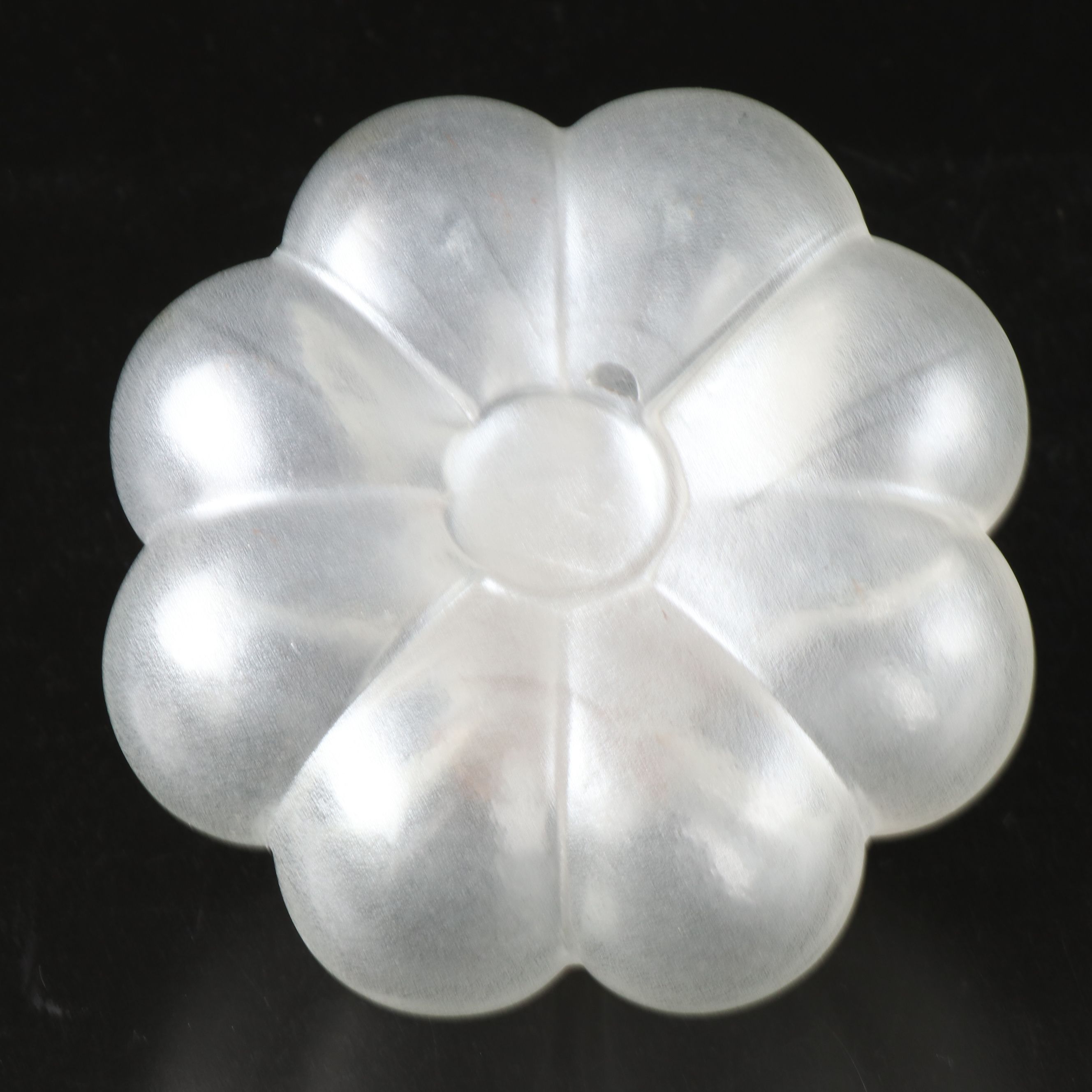 Metal Abstract Centerpiece Bowls with Mold Blown Glass Pumpkins