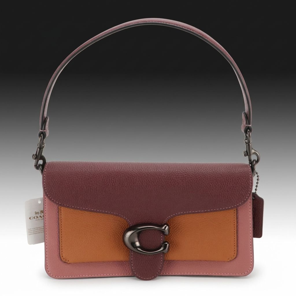 Coach Tabby 26 Shoulder Bag 76105 in Colorblock Grained Leather