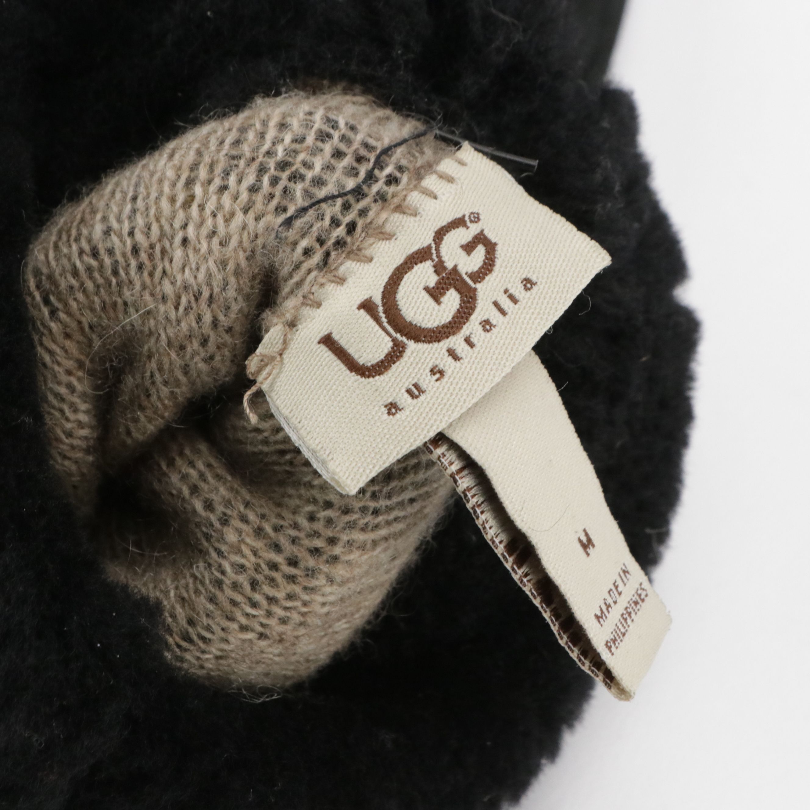 UGG Sheepskin Suede, Leather, and Shearling Gloves with Wool Blend Lining