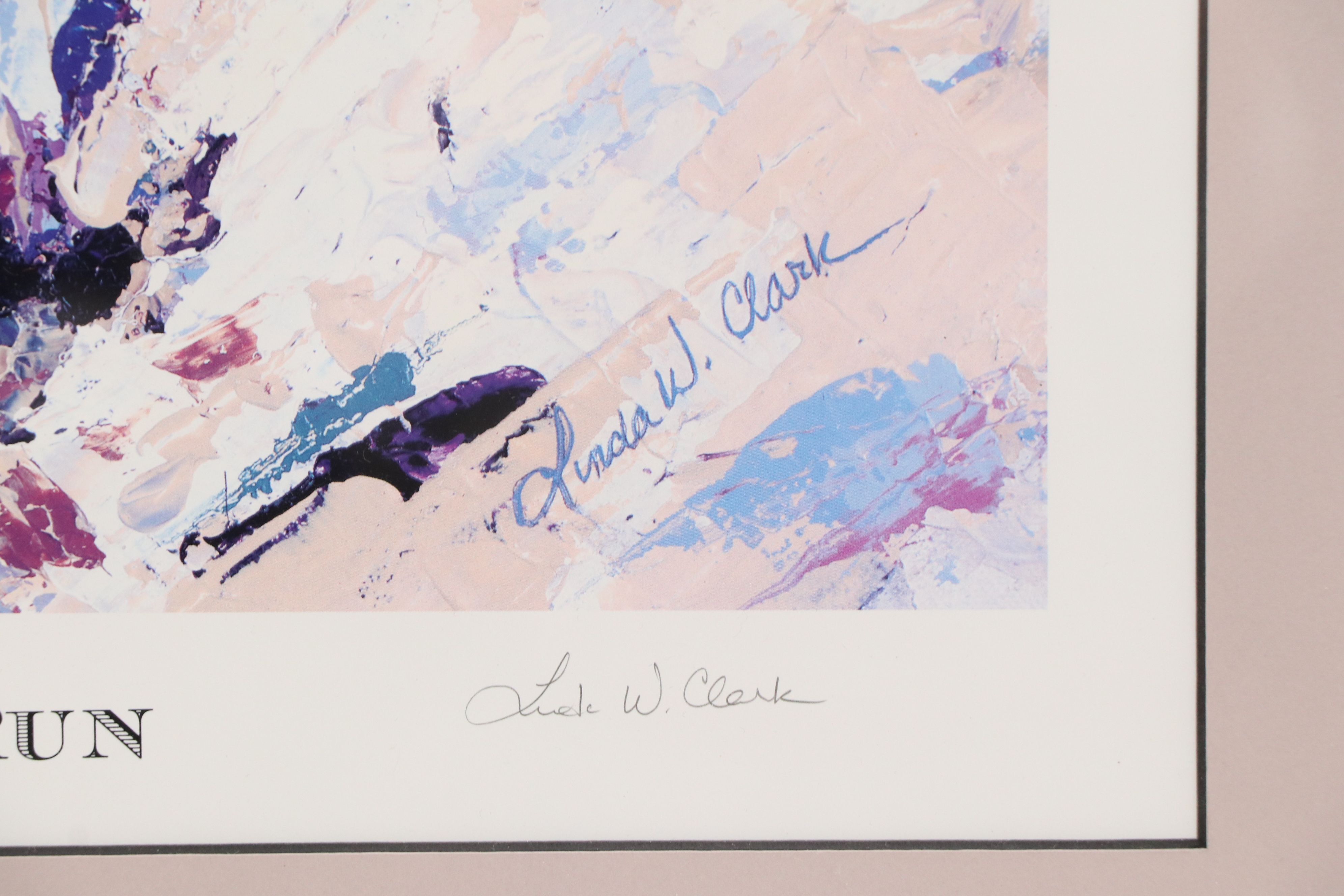 Linda W. Clark Offset Lithograph "The Run," 21st Century