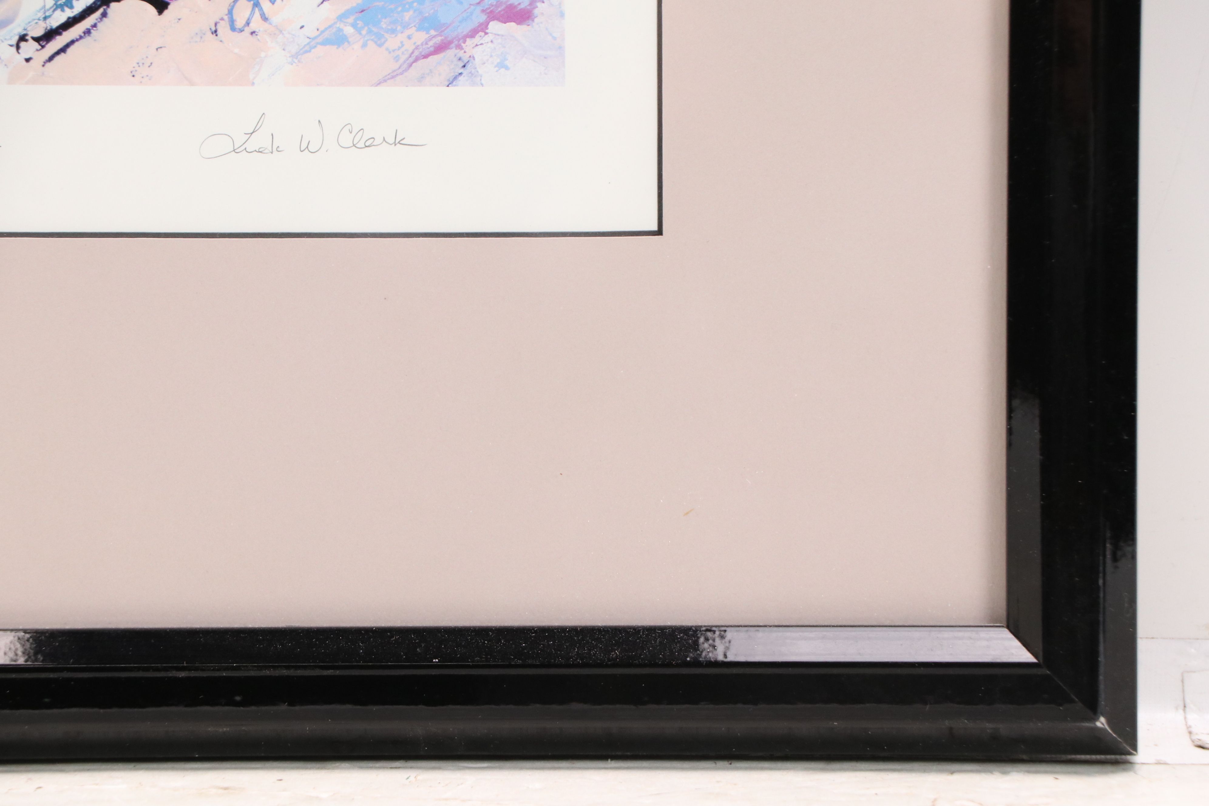 Linda W. Clark Offset Lithograph "The Run," 21st Century