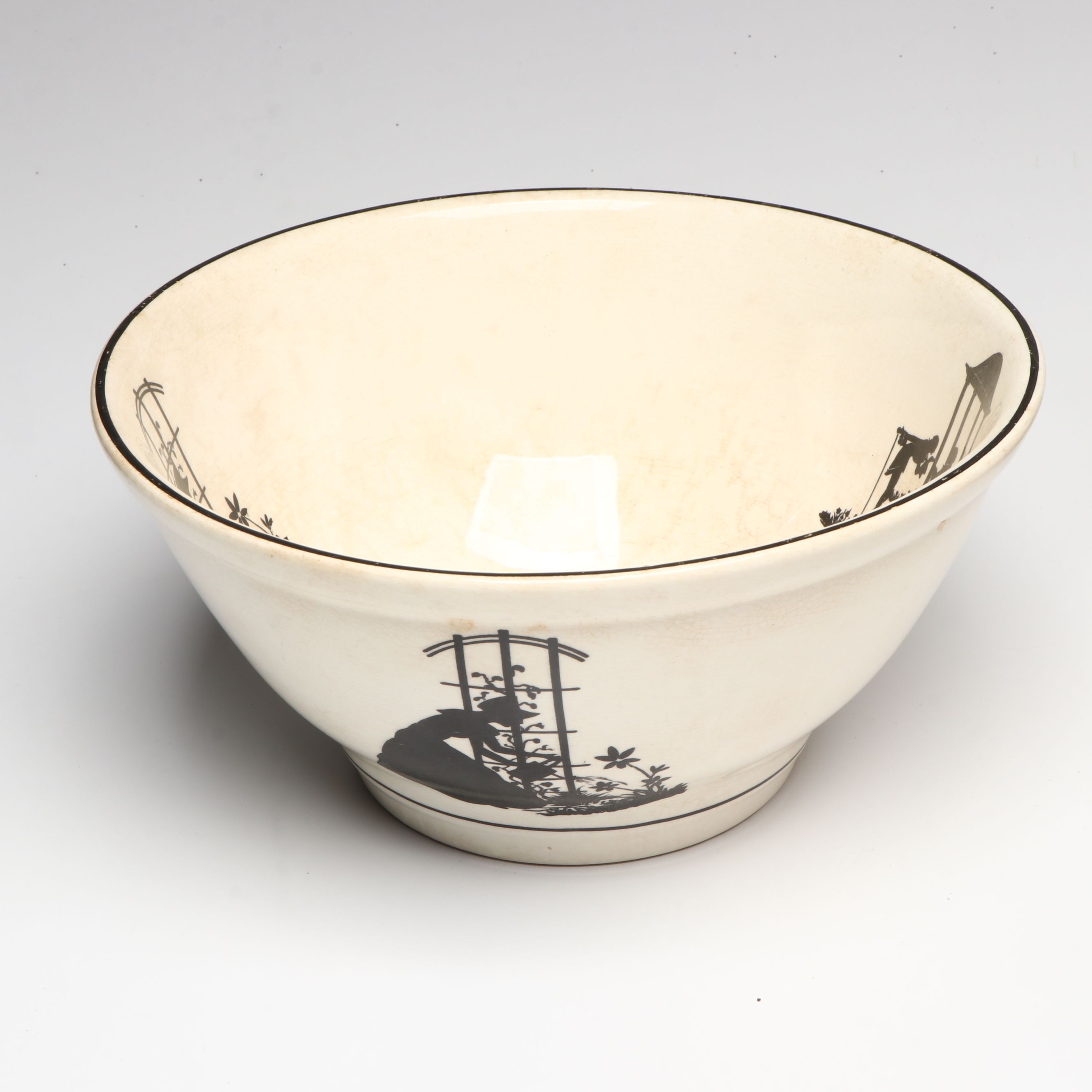 Harker Pottery "Colonial Lady" Bowl with Stoneware Bean Pots and More