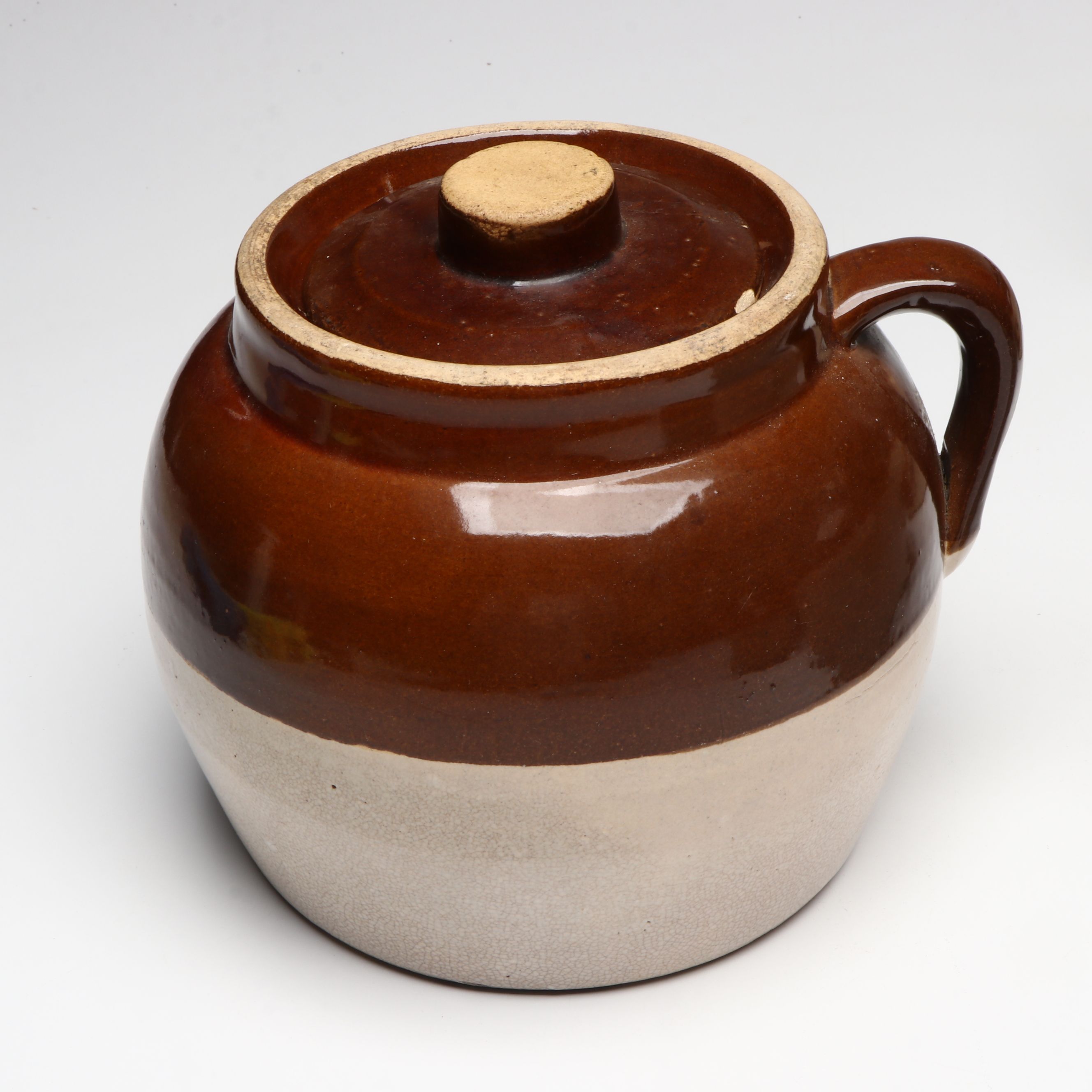 Harker Pottery "Colonial Lady" Bowl with Stoneware Bean Pots and More