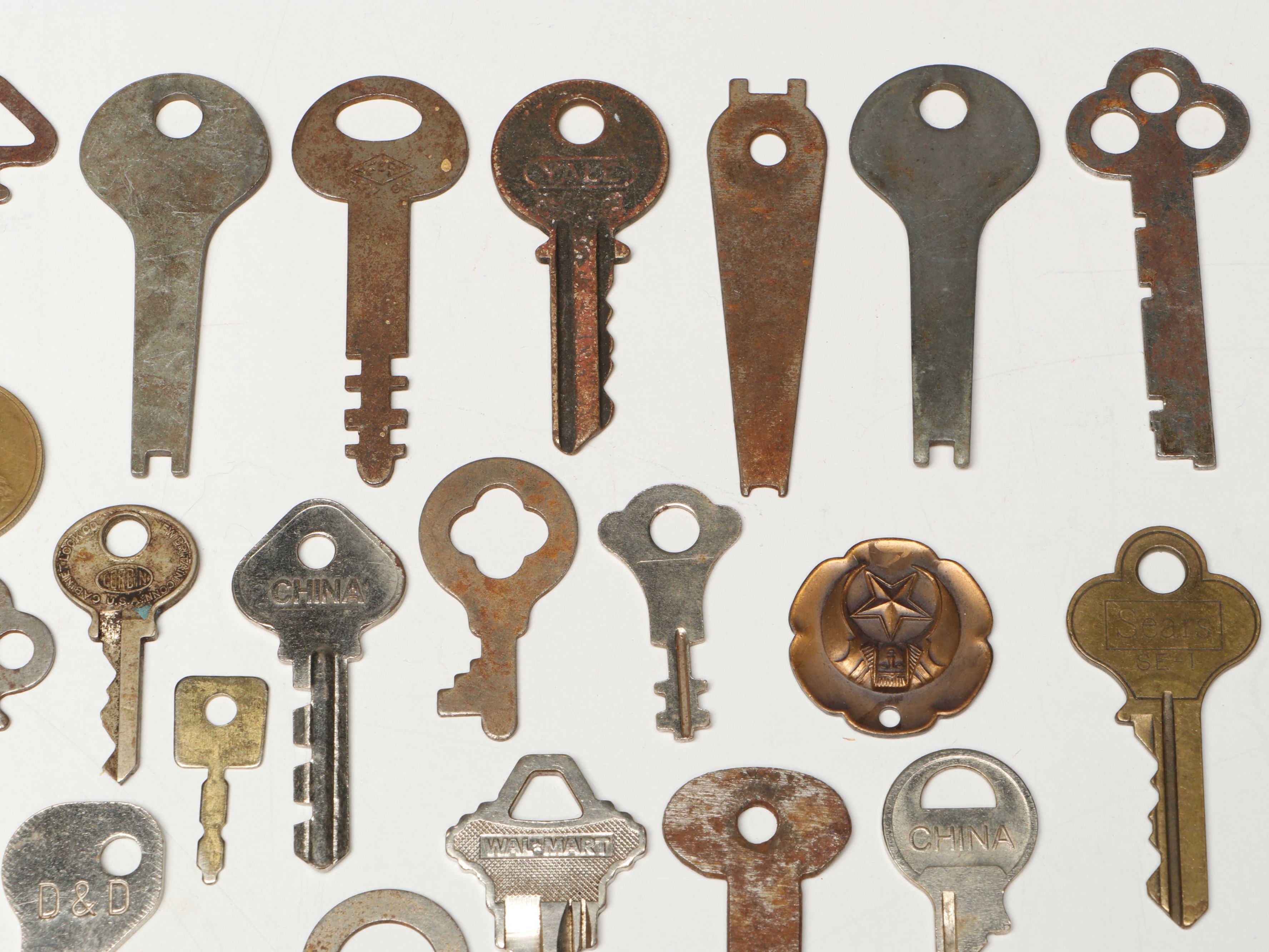 Yale & Towne, Corbin, Eagle Lock Co. and Other Vintage Keys