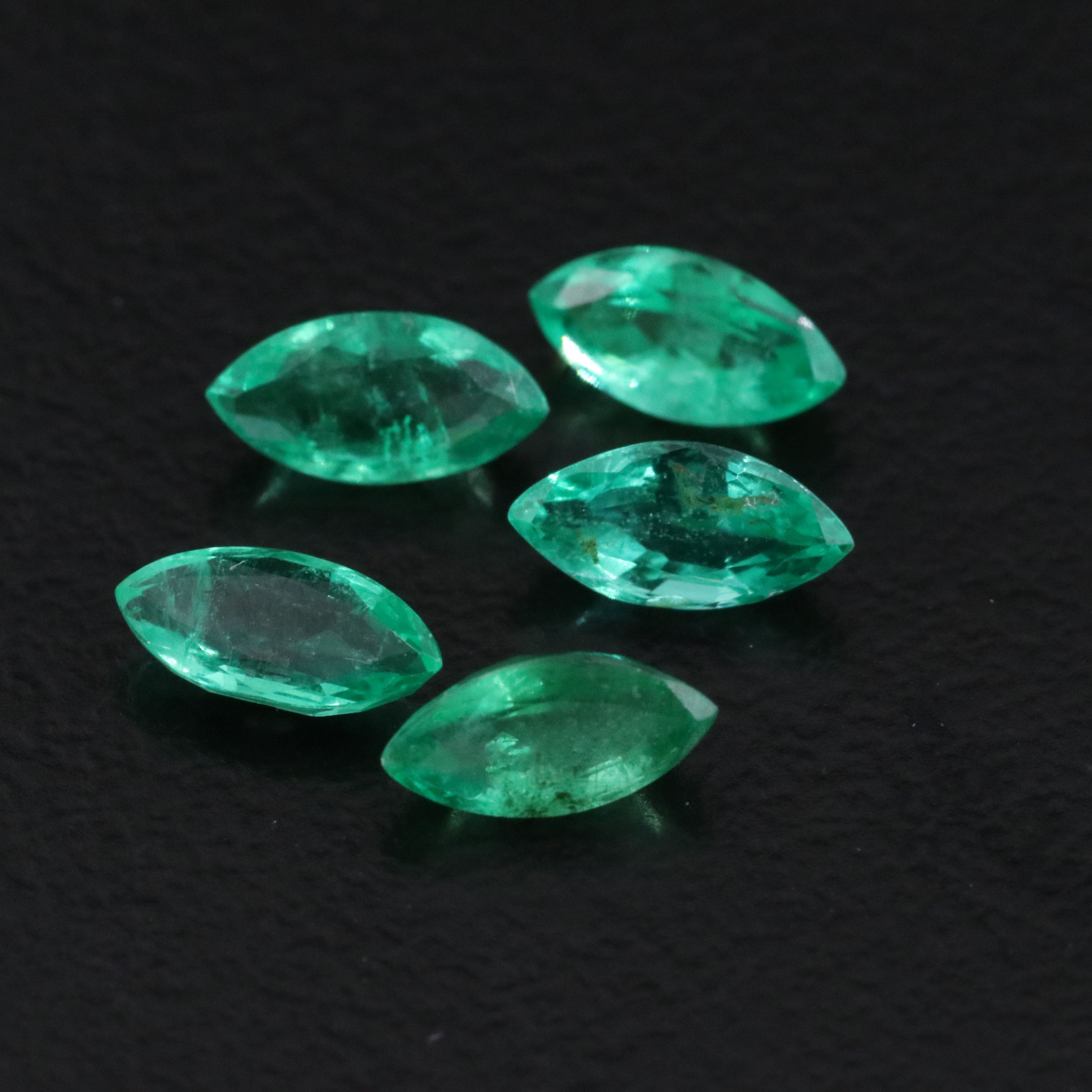 Loose 1.36 CTW Emerald Lot