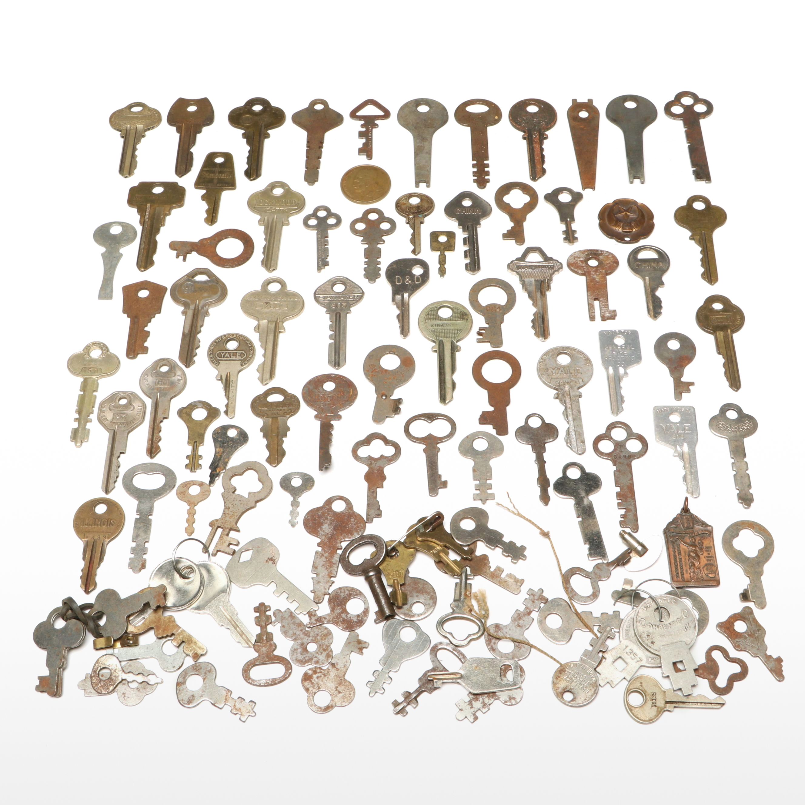 Yale & Towne, Corbin, Eagle Lock Co. and Other Vintage Keys