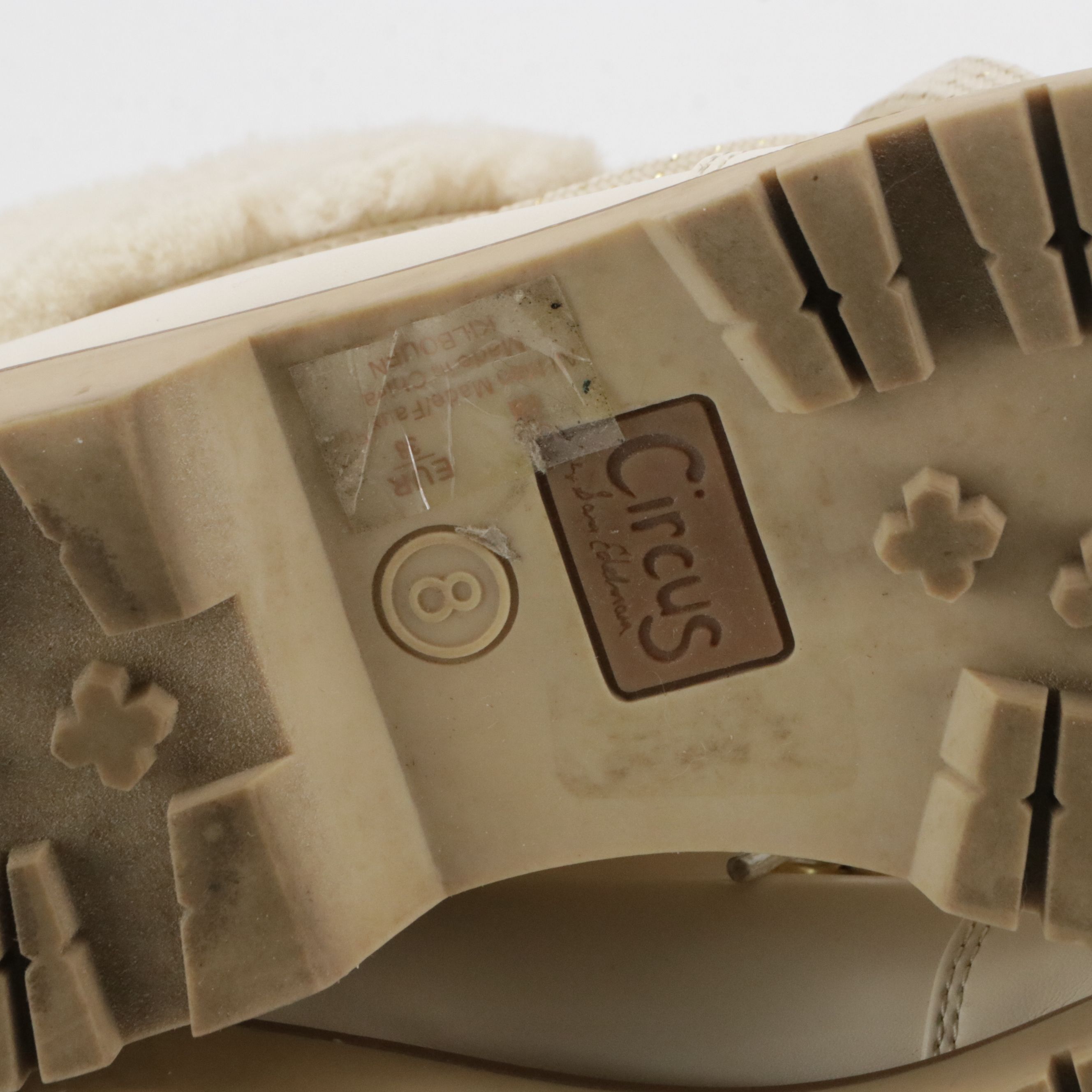 Circus by Sam Edelman "Kilbourn" Faux Fur Lined Lace-Up Boots