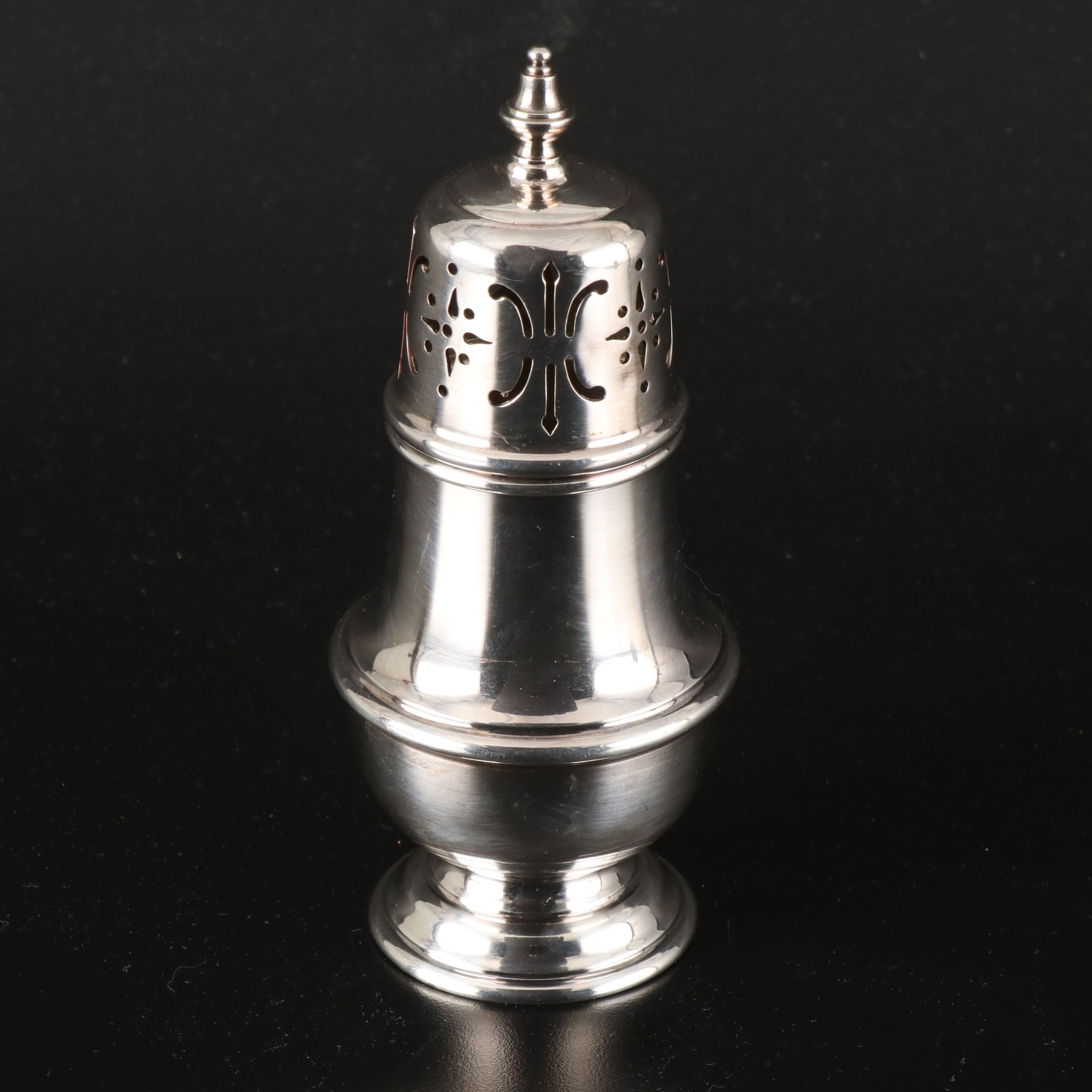 Victorian Style Barker Ellis Silver Plate Muffineer