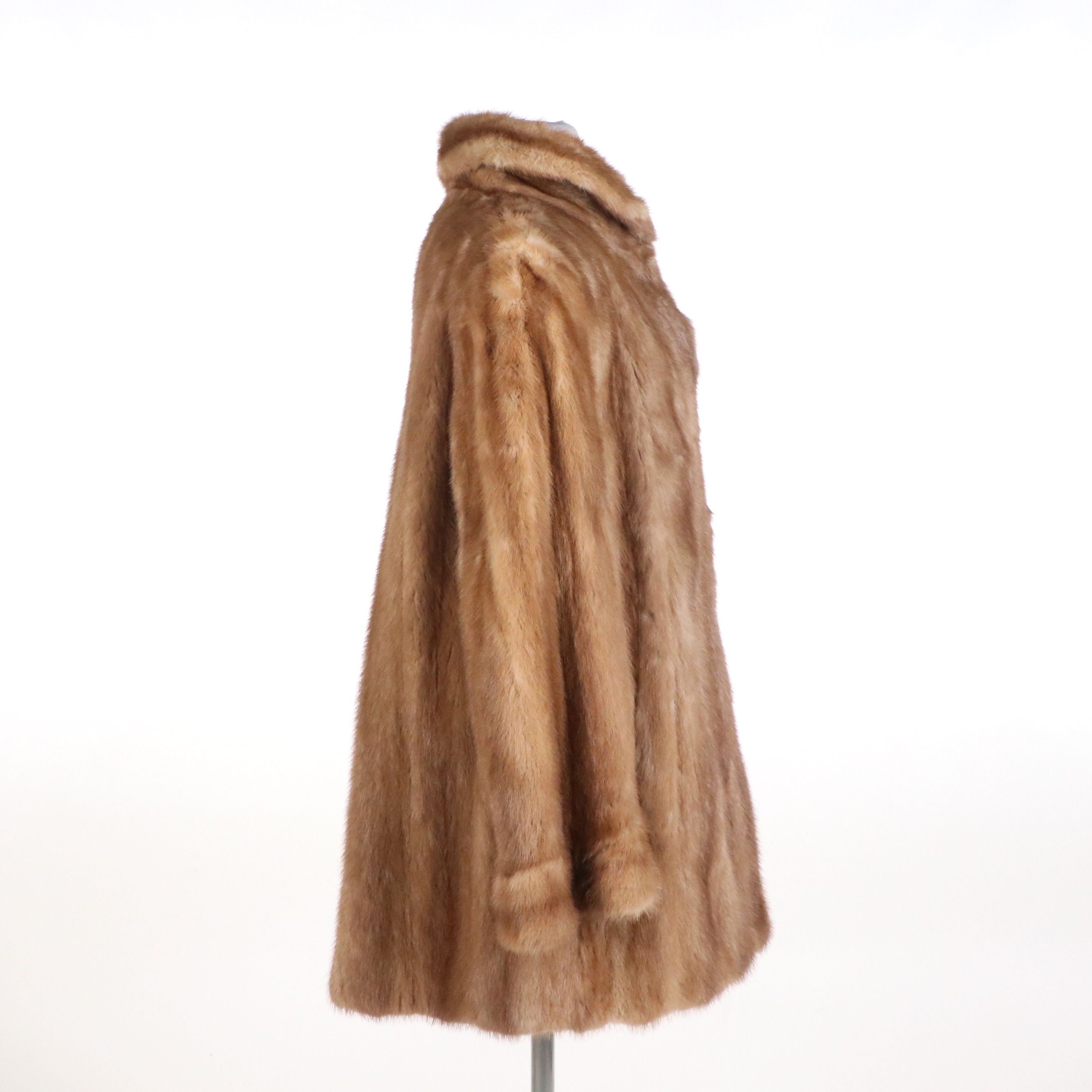 Collared Mink Fur Coat from R.K. Furs Inc.
