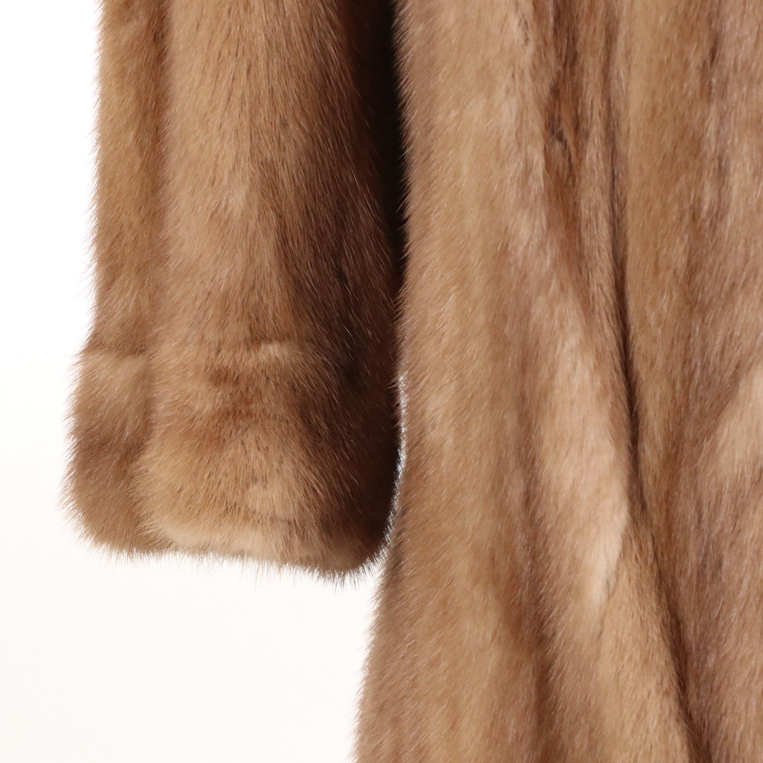 Collared Mink Fur Coat from R.K. Furs Inc.