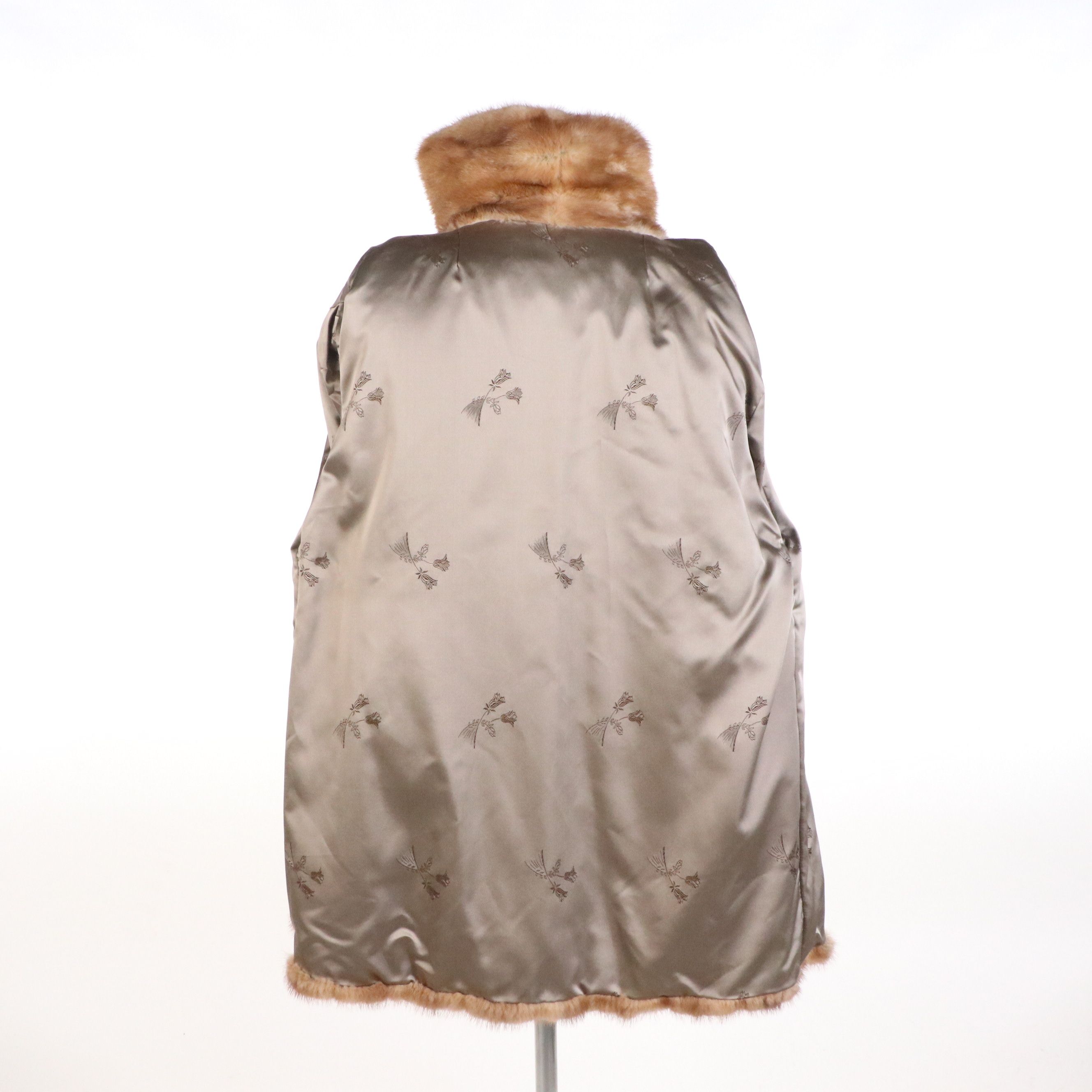 Collared Mink Fur Coat from R.K. Furs Inc.