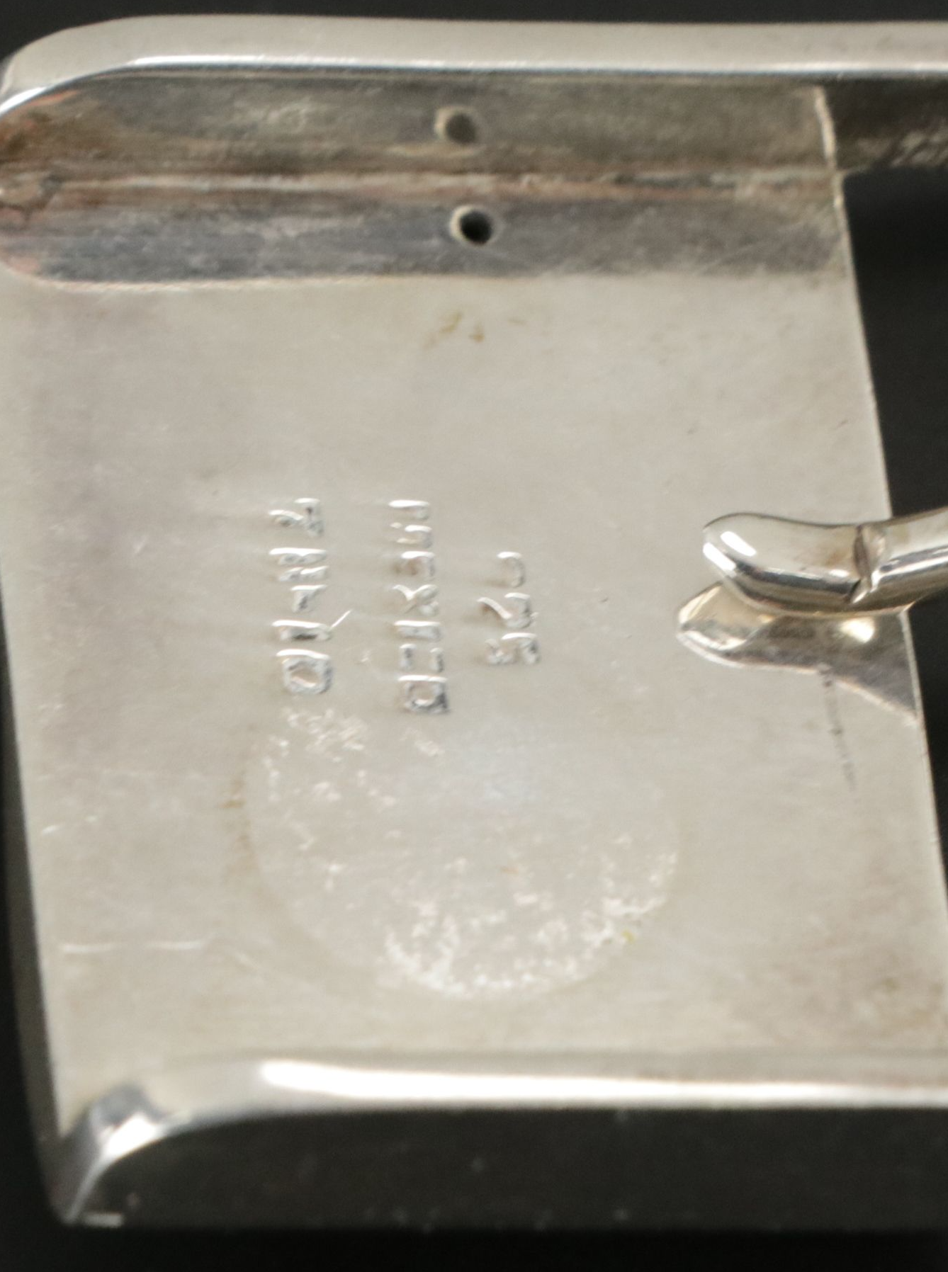 Mexican Sterling Silver Belt Buckle