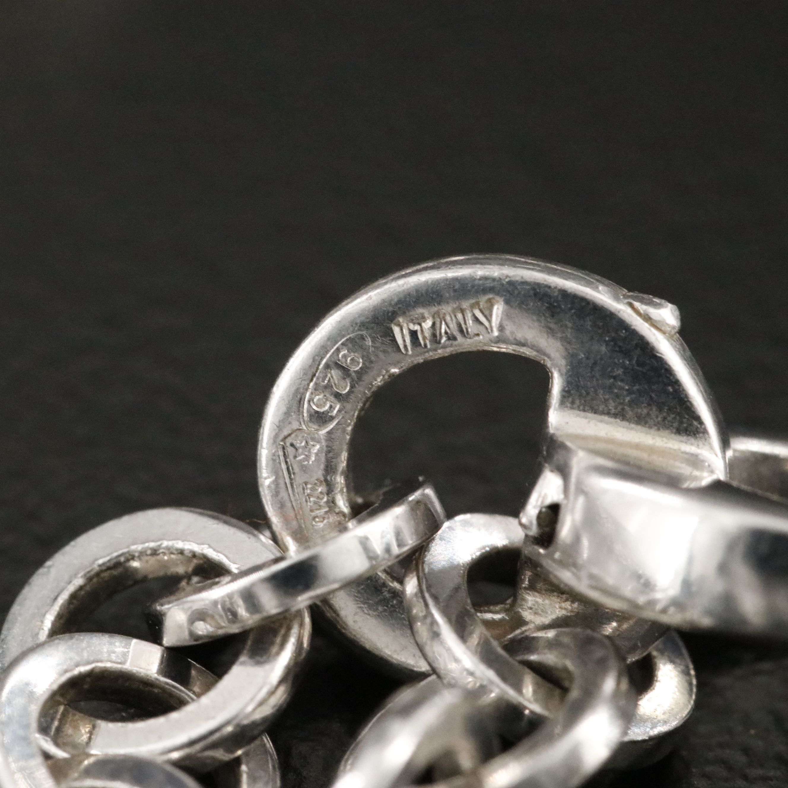 Pianegonda Sterling Pave Diamond Heart Necklace