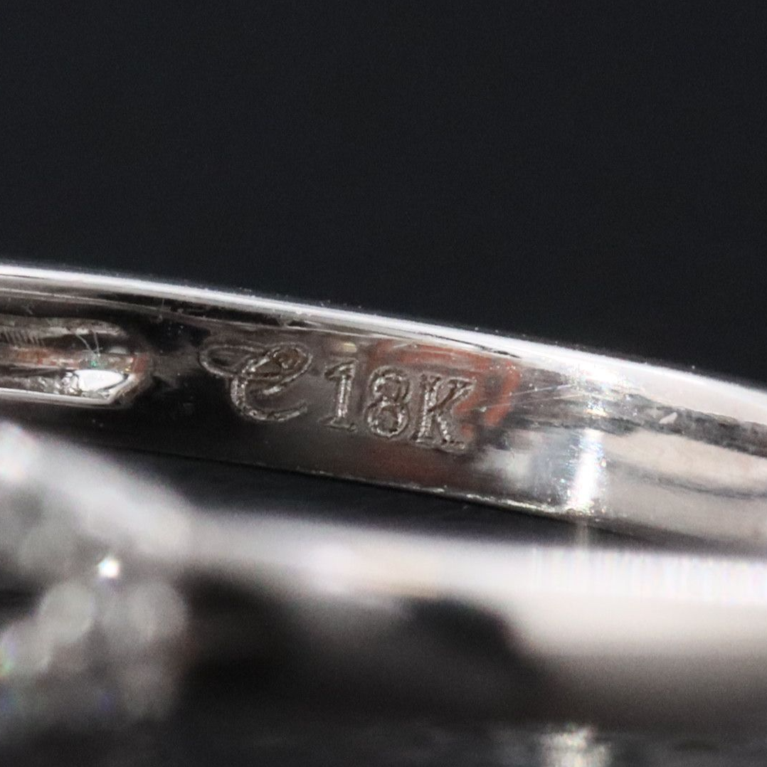 Chromia 18K Common Opal and Diamond Ring