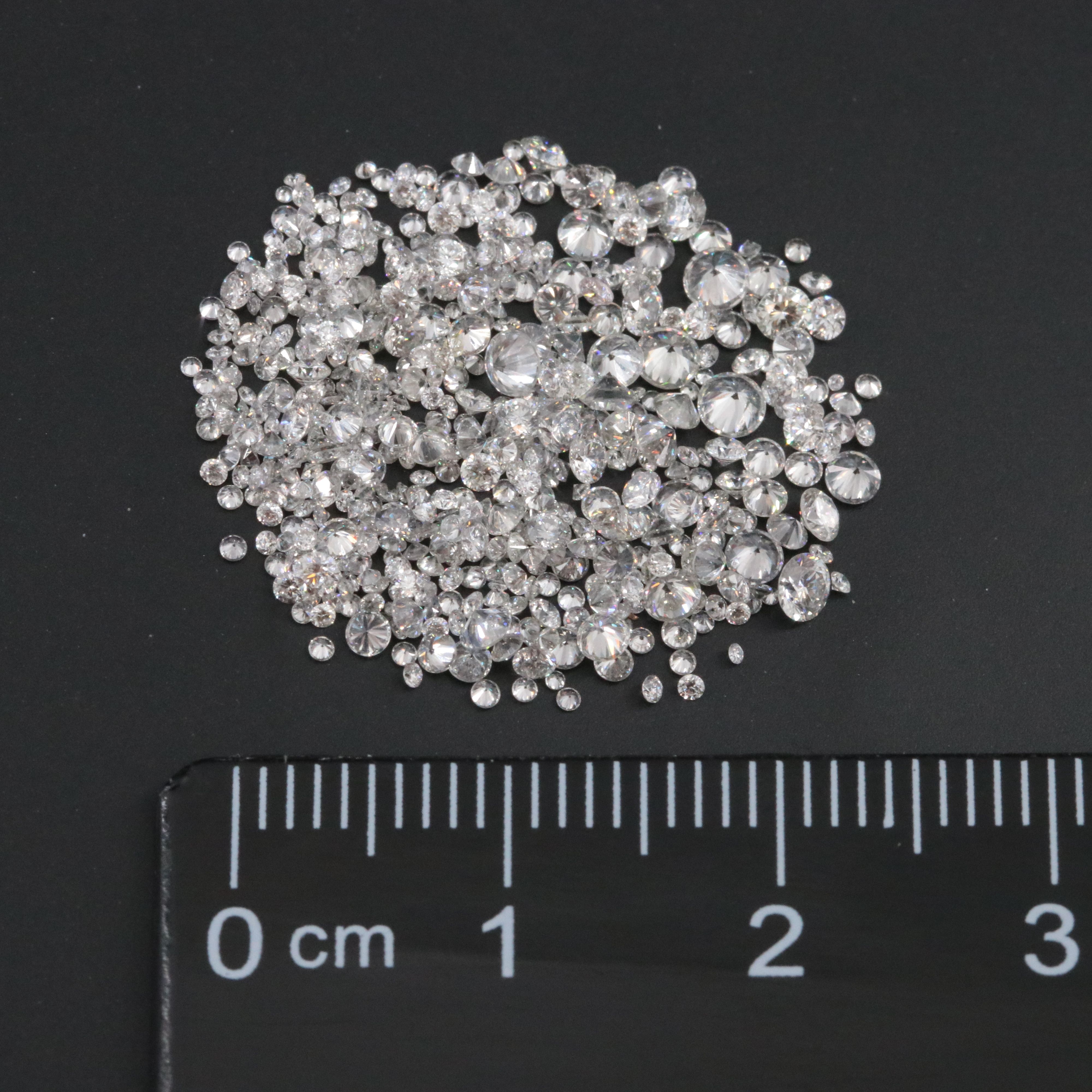 Loose 4.25 CTW Diamond Melee Lot