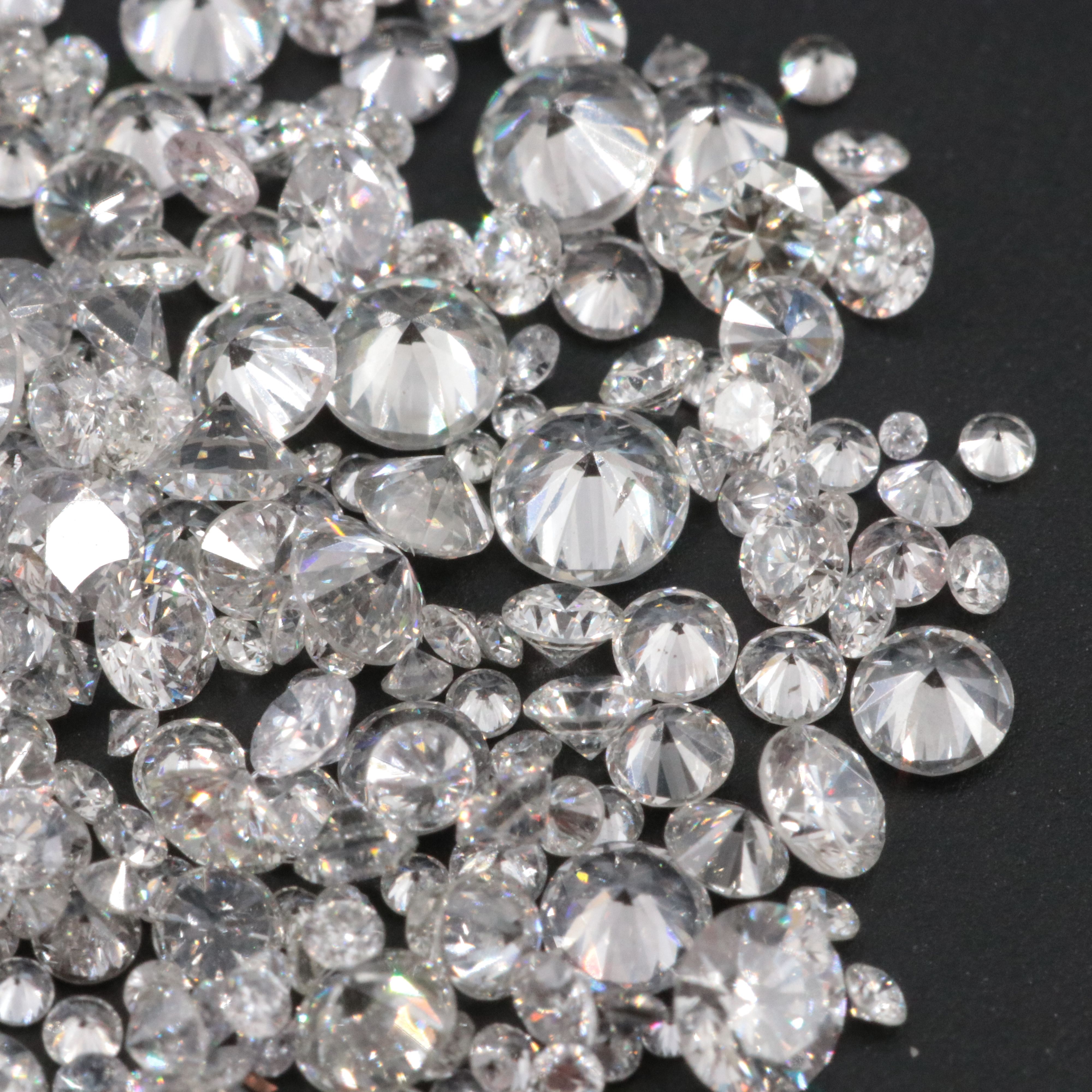 Loose 4.25 CTW Diamond Melee Lot