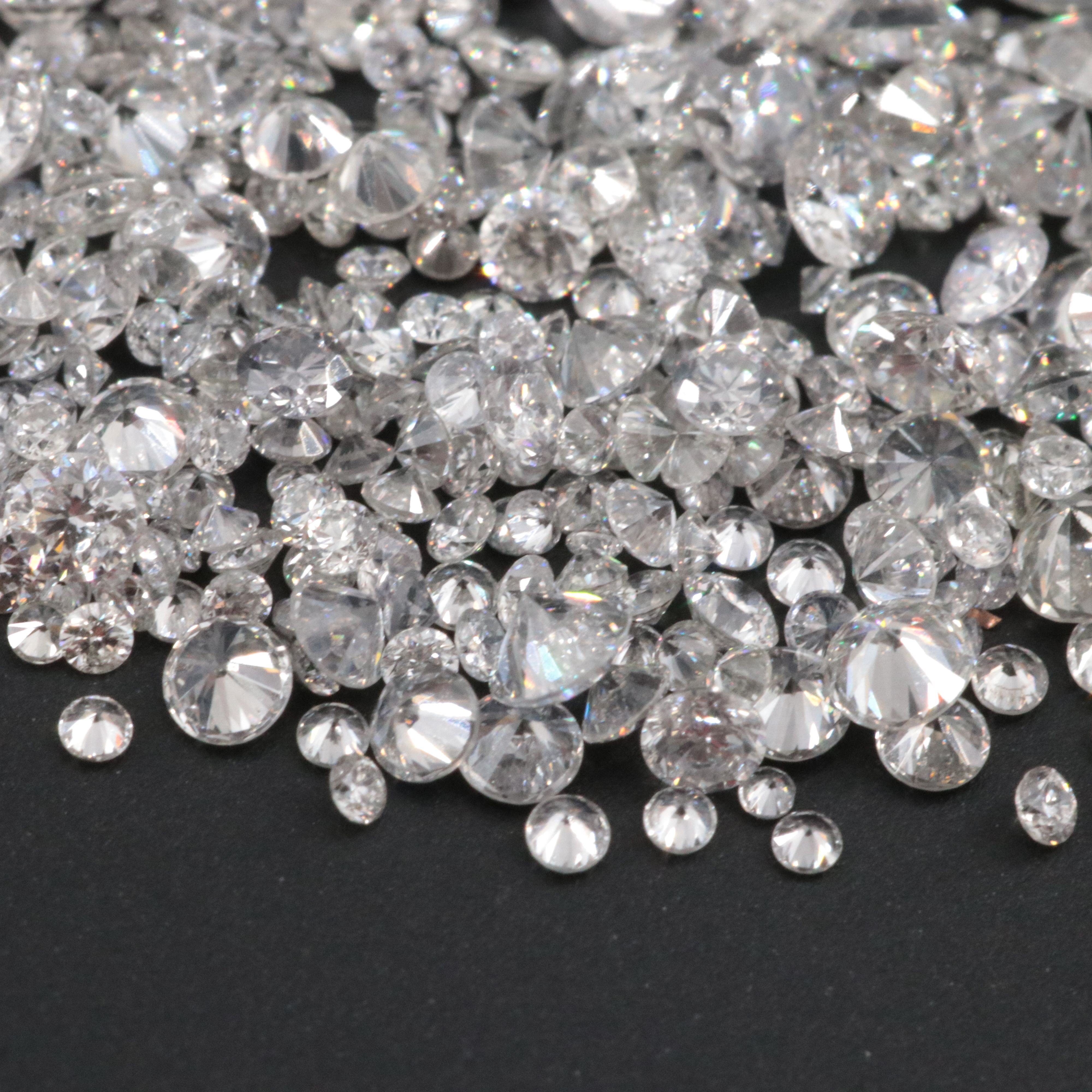 Loose 4.25 CTW Diamond Melee Lot