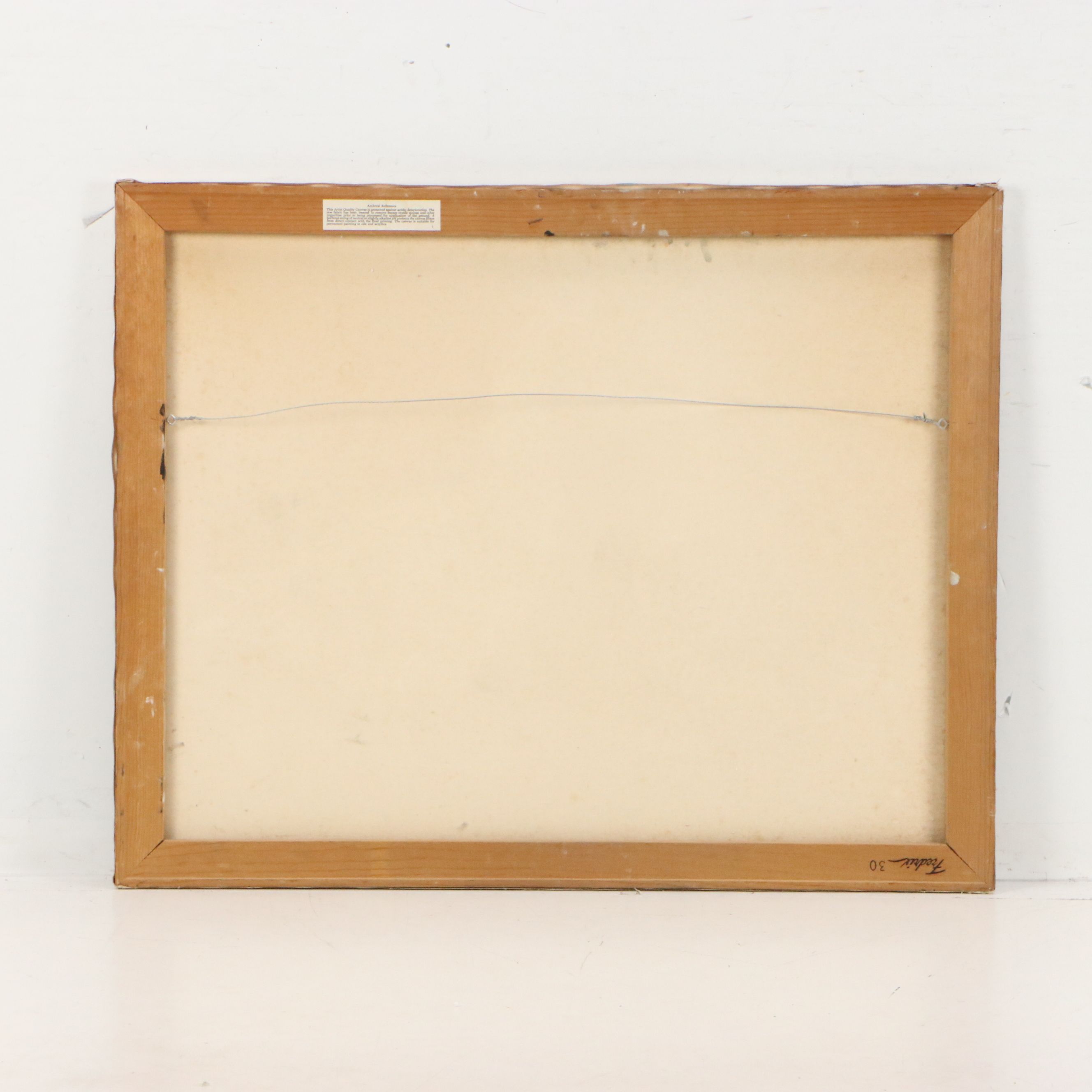 Janie Brent Oil Painting of Geese, 1980