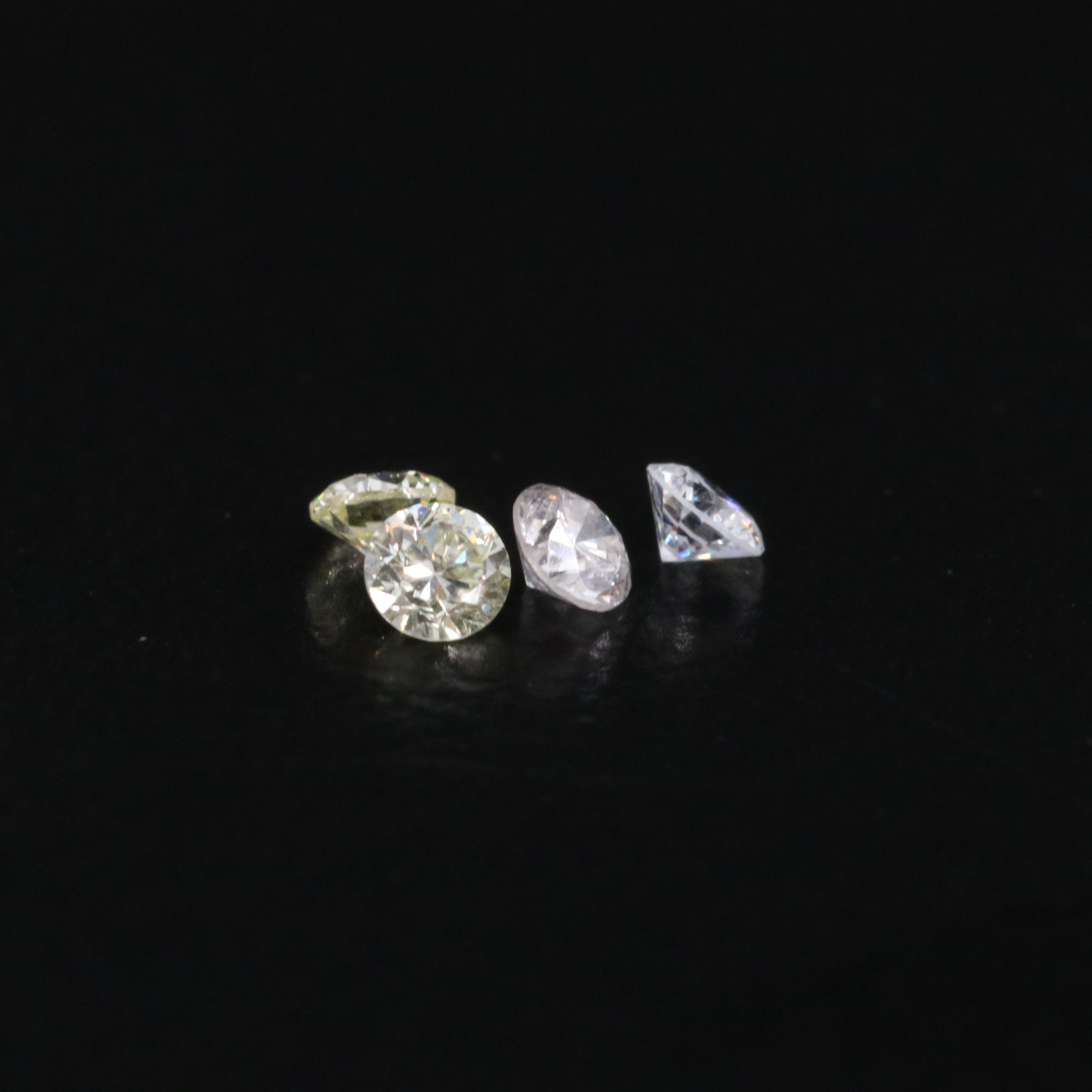 Loose 4.00 CTW Diamond Lot with Fancy Yellow Diamonds
