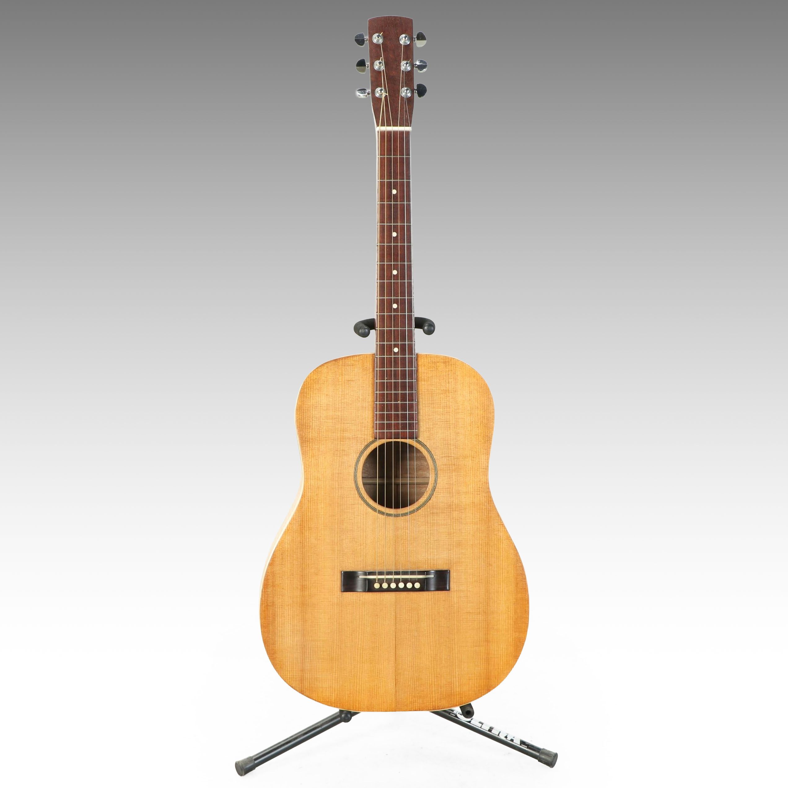 Curly Maple and Spruce Top Dreadnought Acoustic Guitar