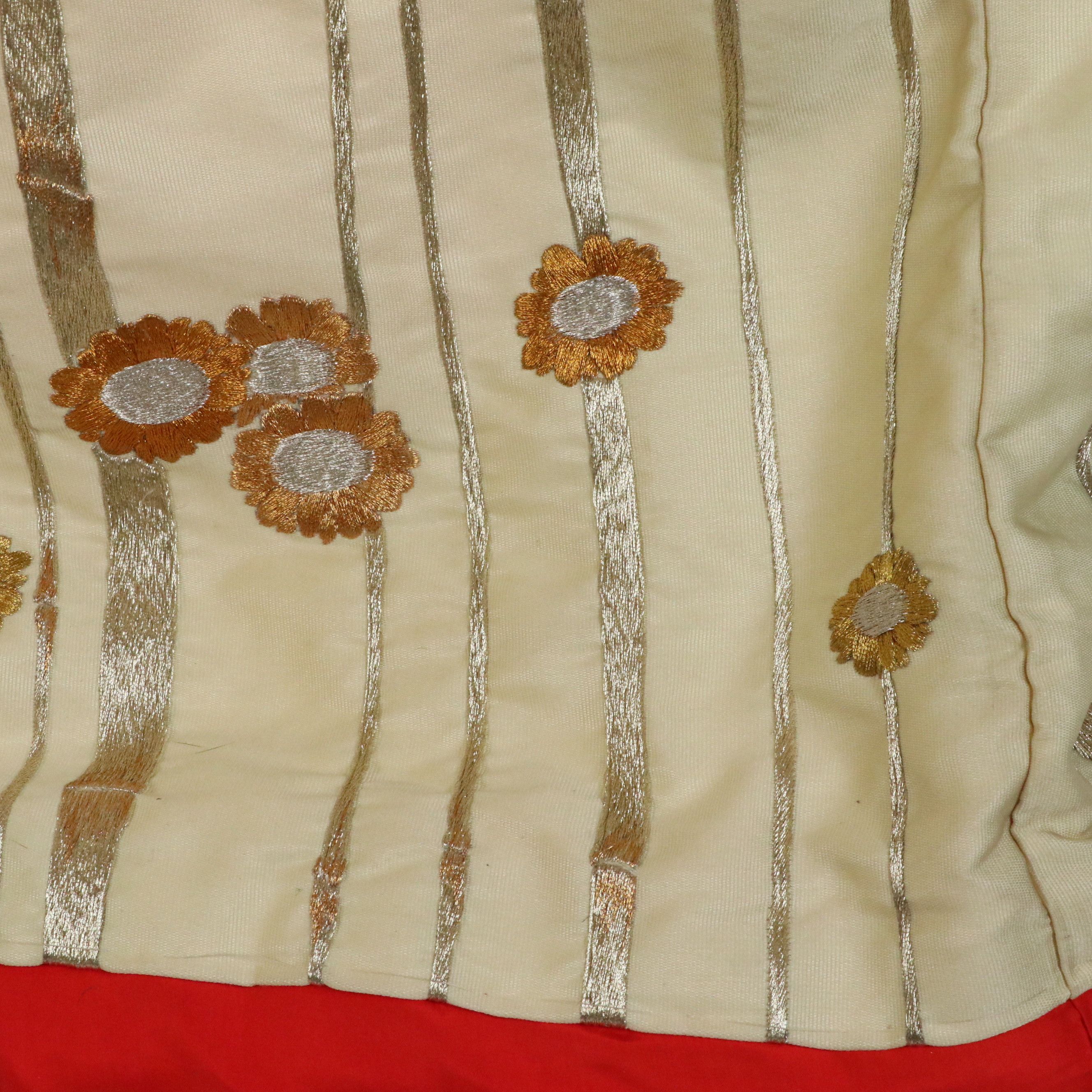 Japanese Gold/Silver Metallic Embroidered Uchikake Wedding Kimono