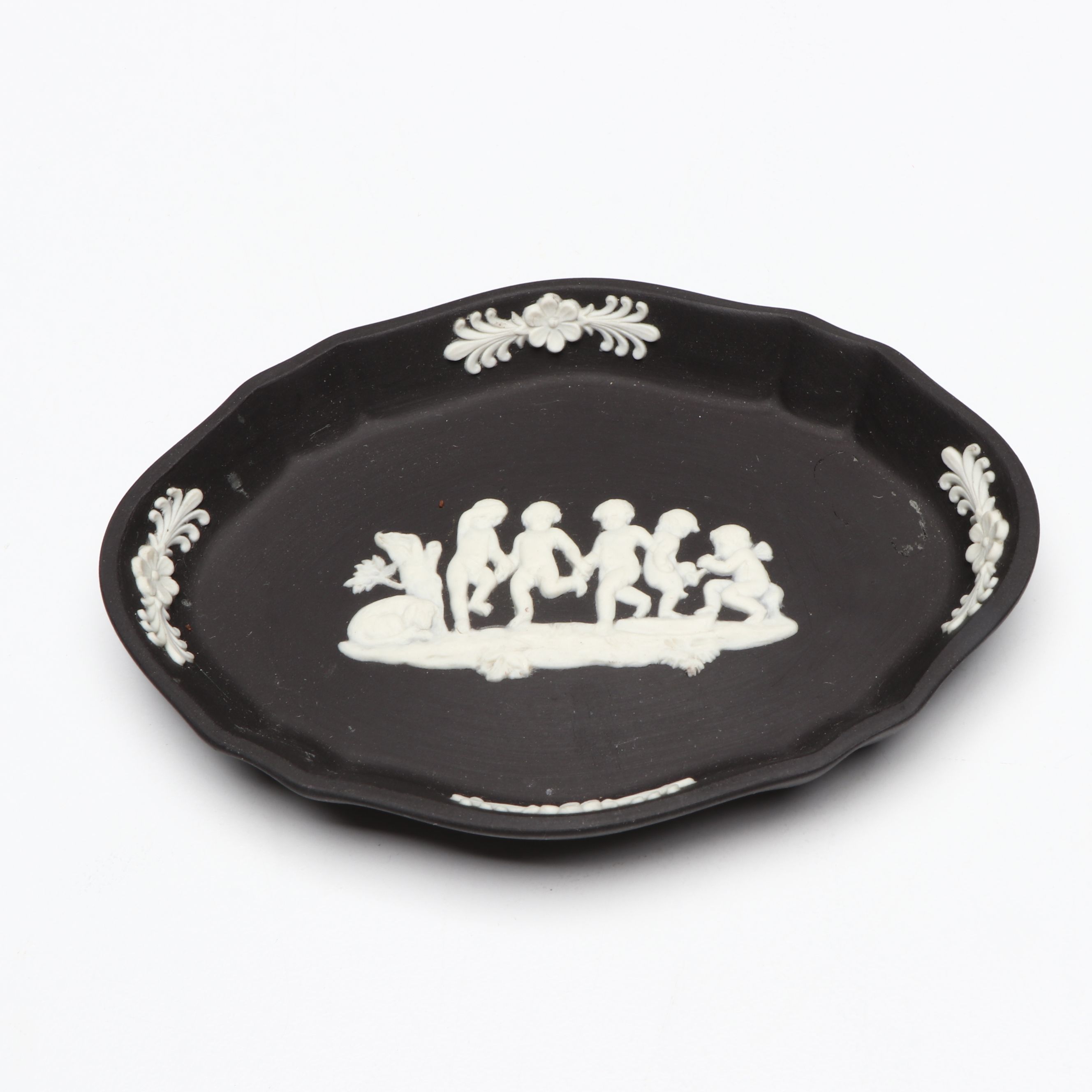 Wedgwood Julius Caesar Ashtray and Other English Jasperware Dishes