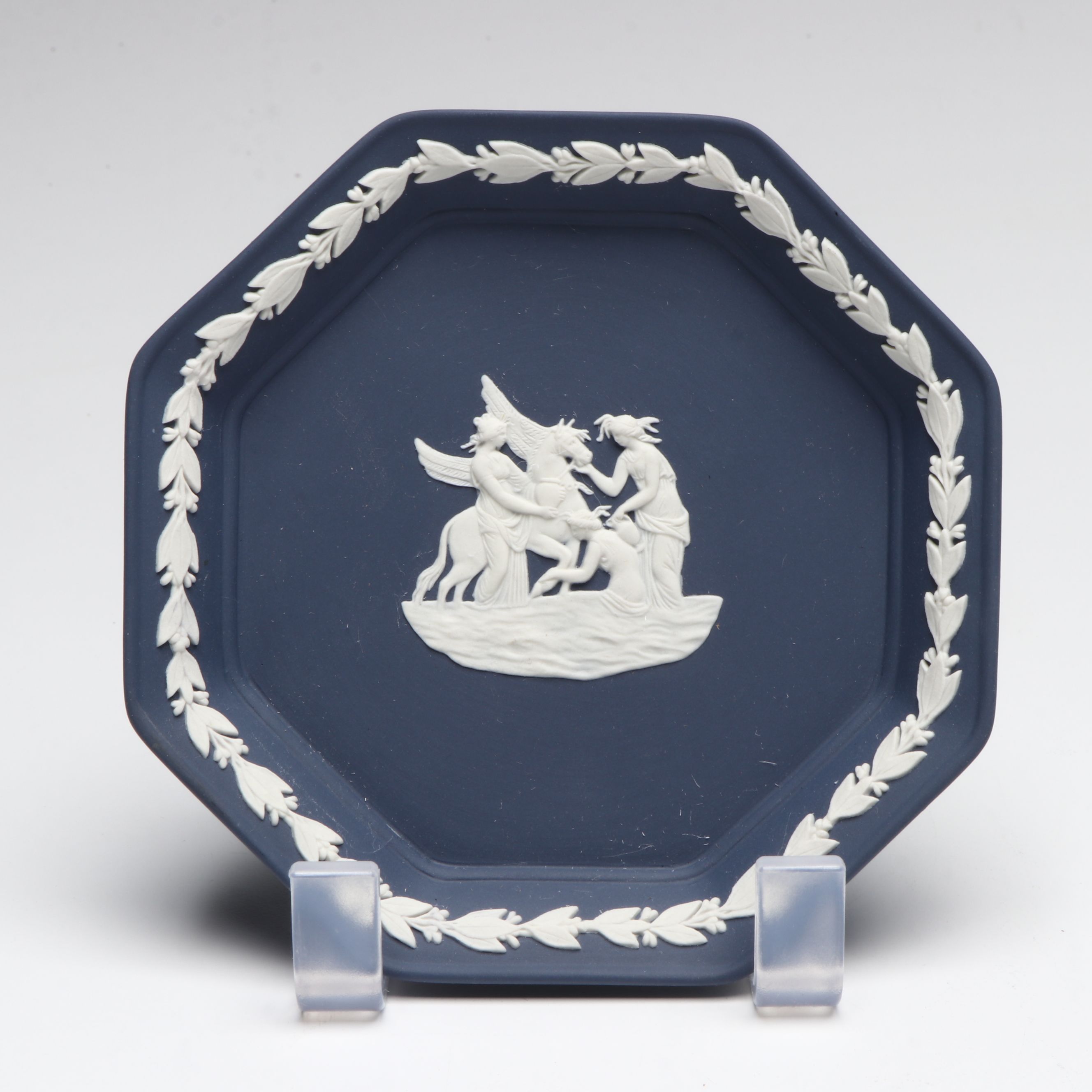 Wedgwood Julius Caesar Ashtray and Other English Jasperware Dishes