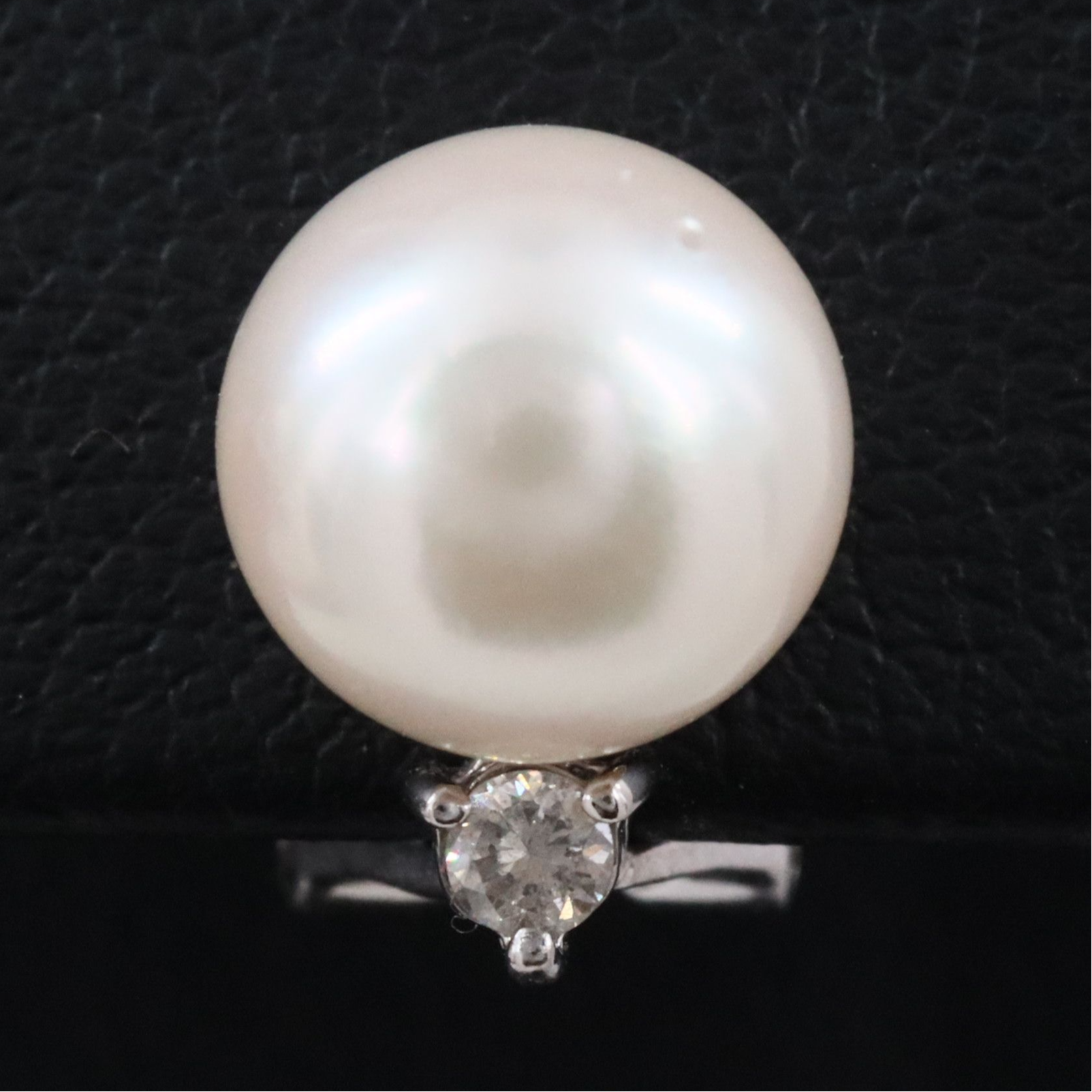 14K Pearl and Diamond Earrings