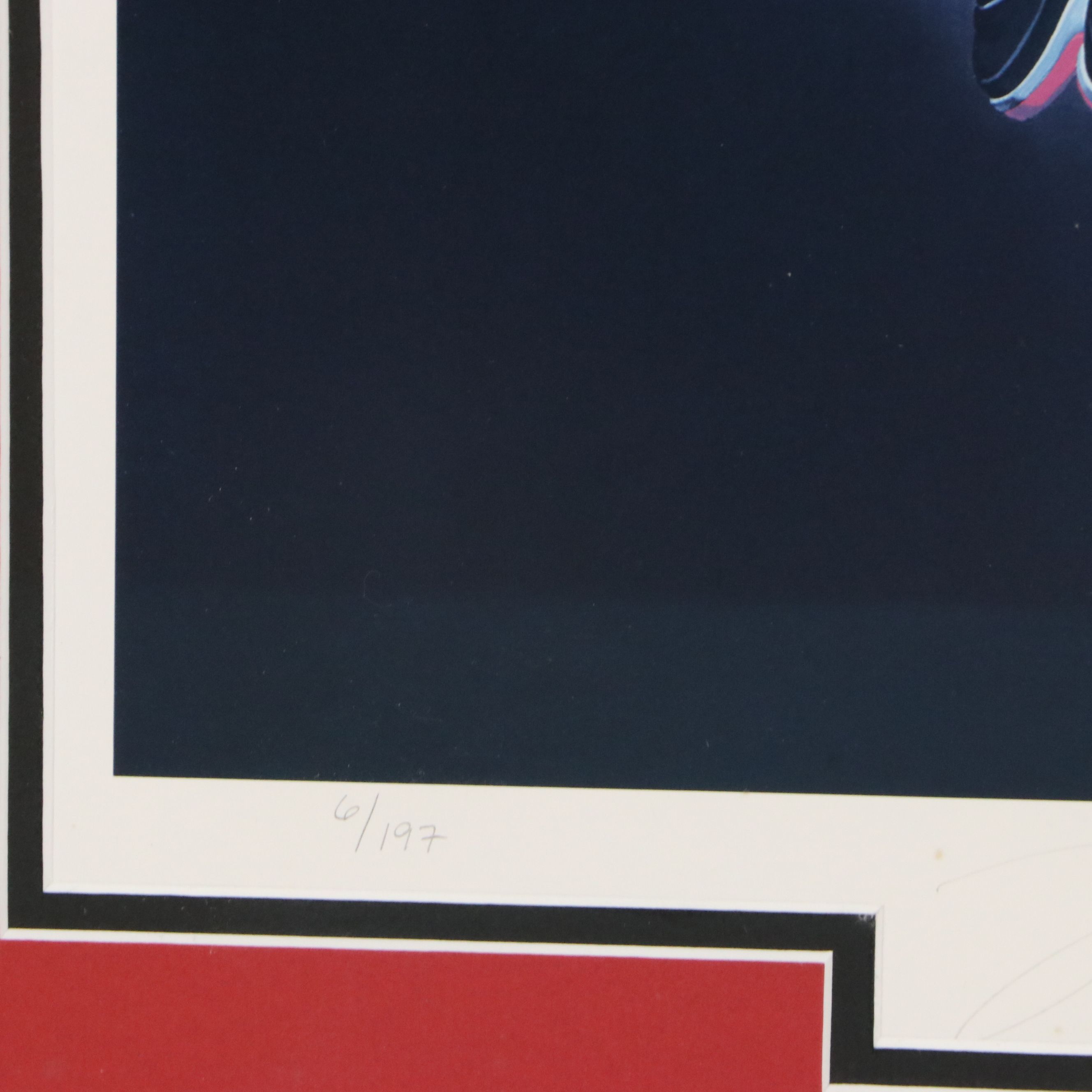 Michael Jordan Signed, Matted and Framed Artwork, JSA