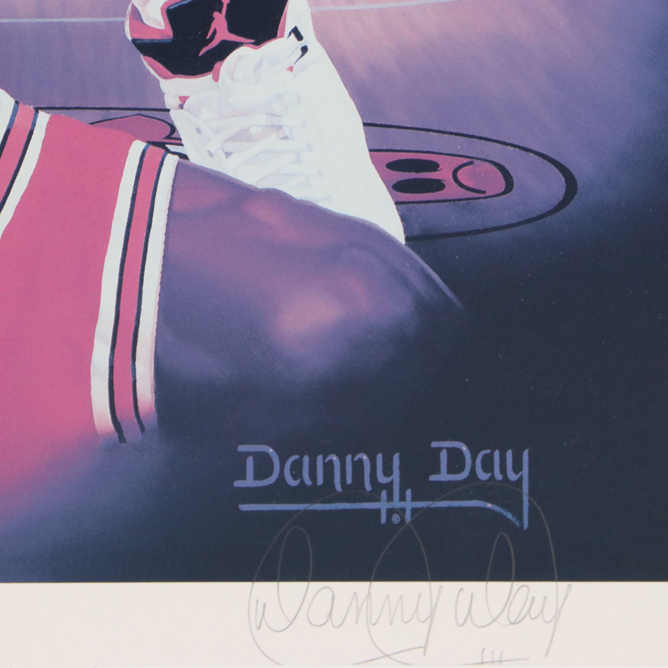 Michael Jordan Signed, Matted and Framed Artwork, JSA