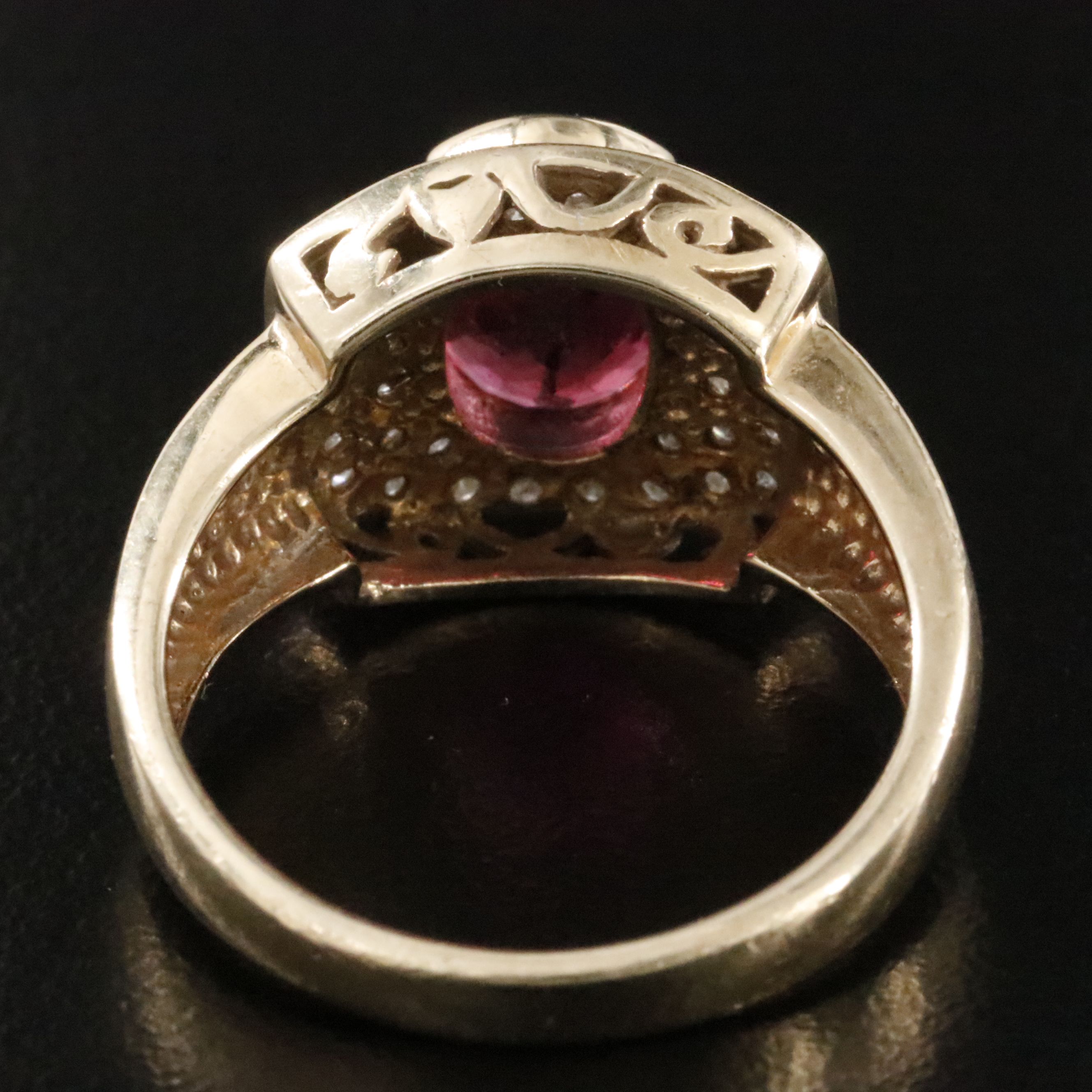 10K Tourmaline and Diamond Ring