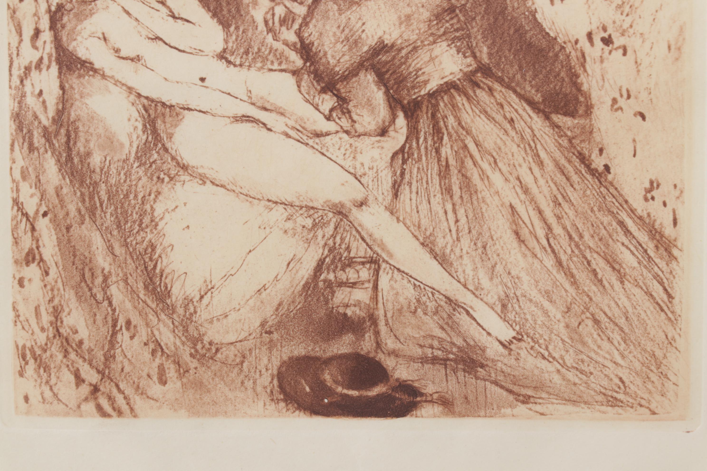 Louis Icart Etching "Interrupted Sleep" from "Felicia ou Mes Fredaines"