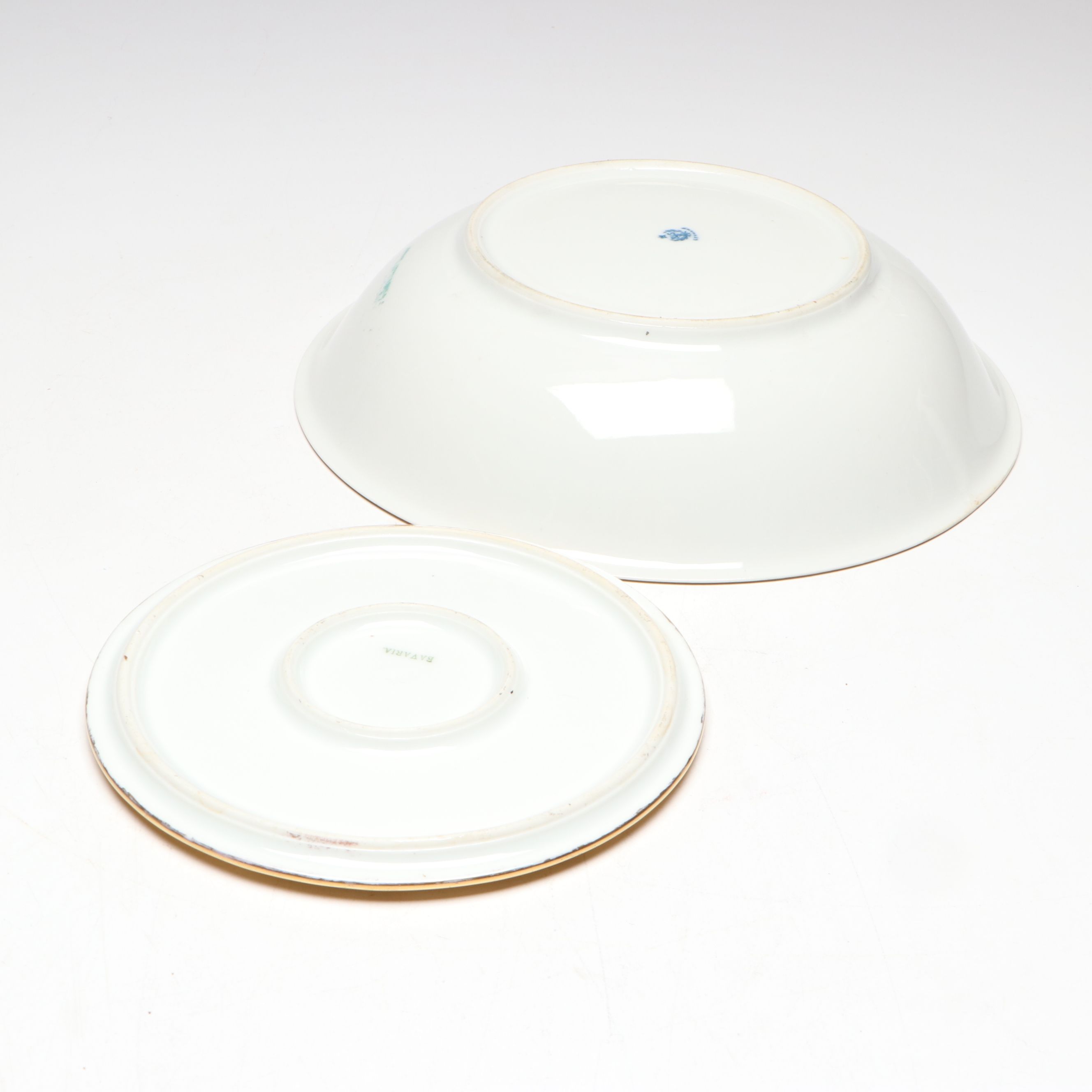 English Rosina "Yuletide" and Other Christmas Floral Porcelain Serveware