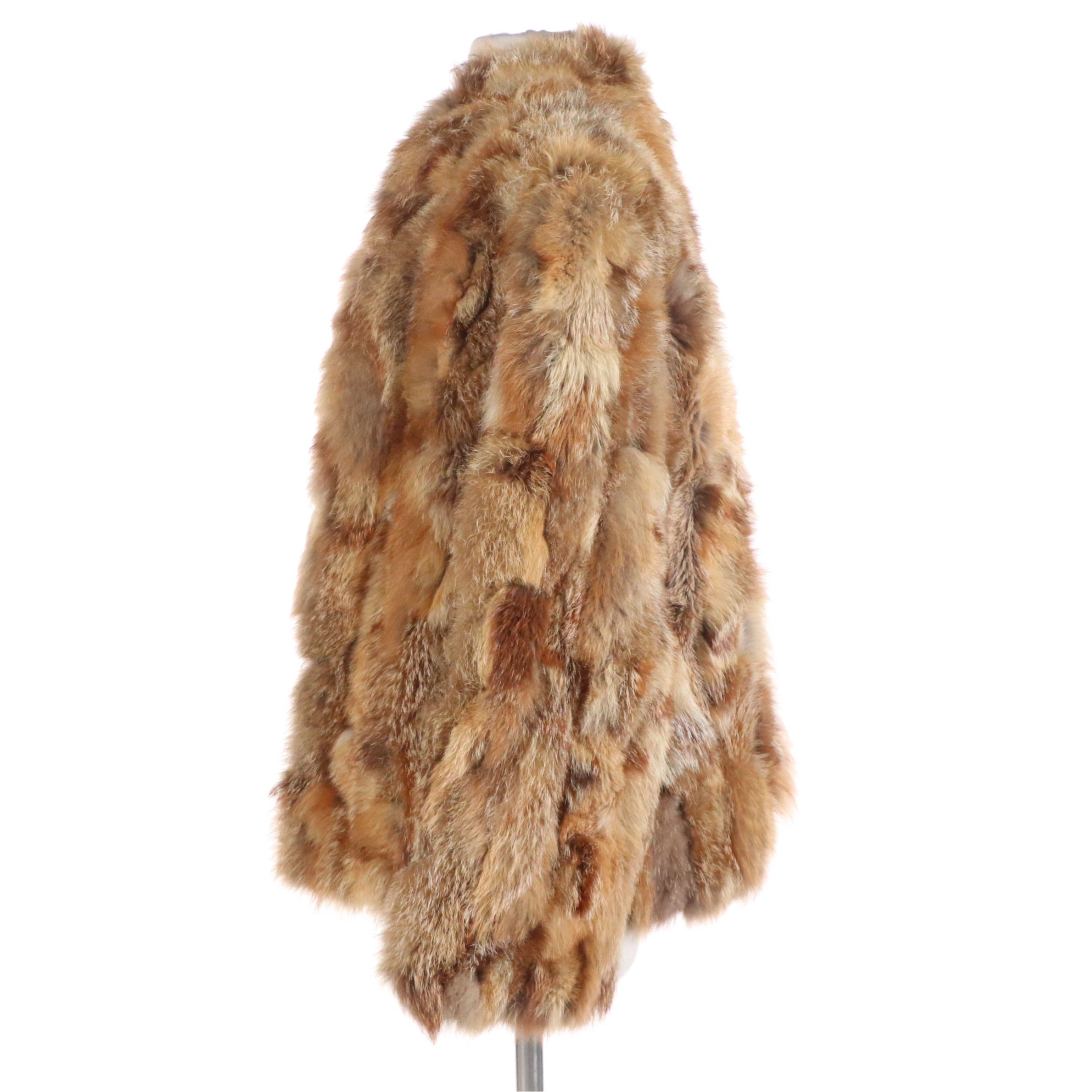 Sectioned Coyote Fur Jacket