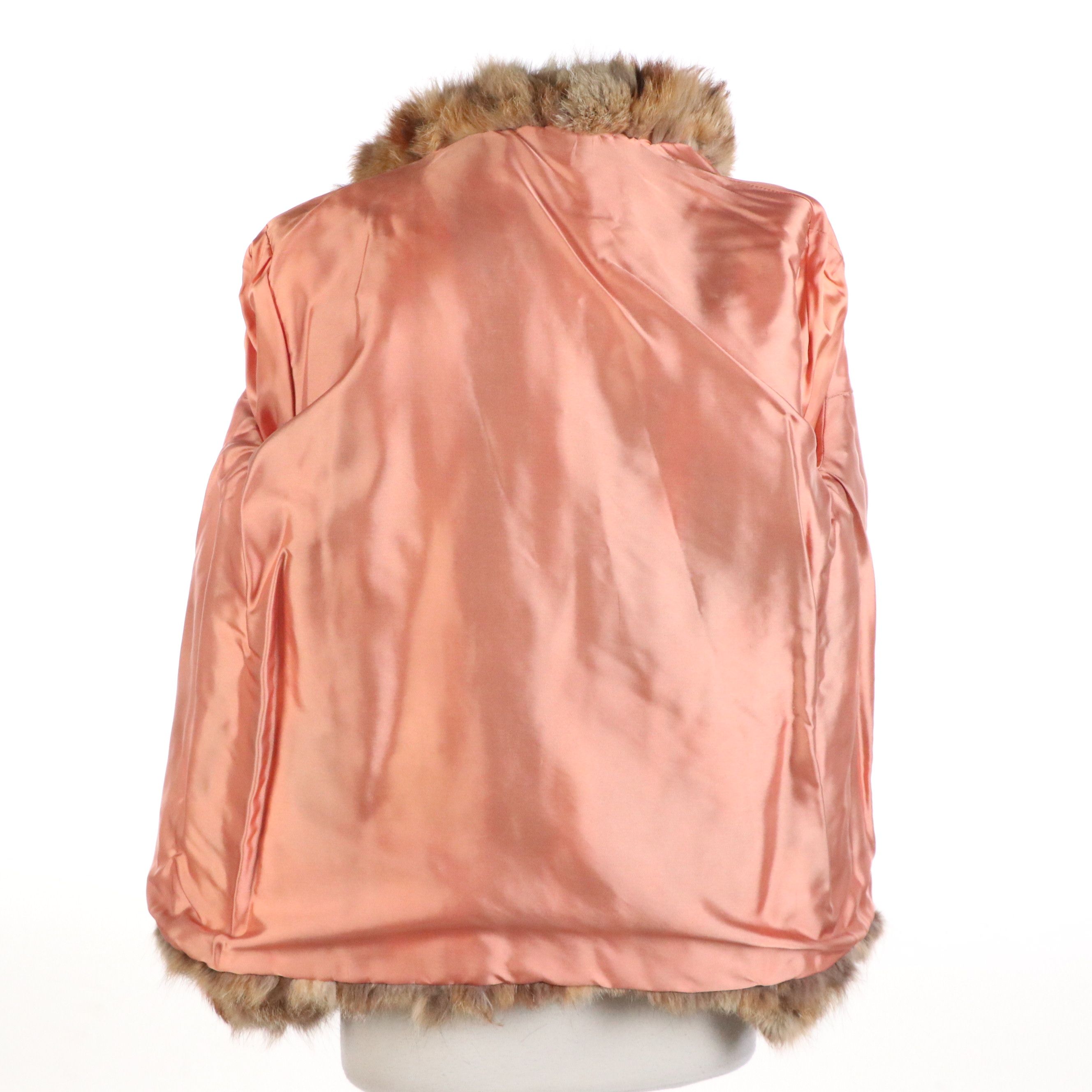 Sectioned Coyote Fur Jacket
